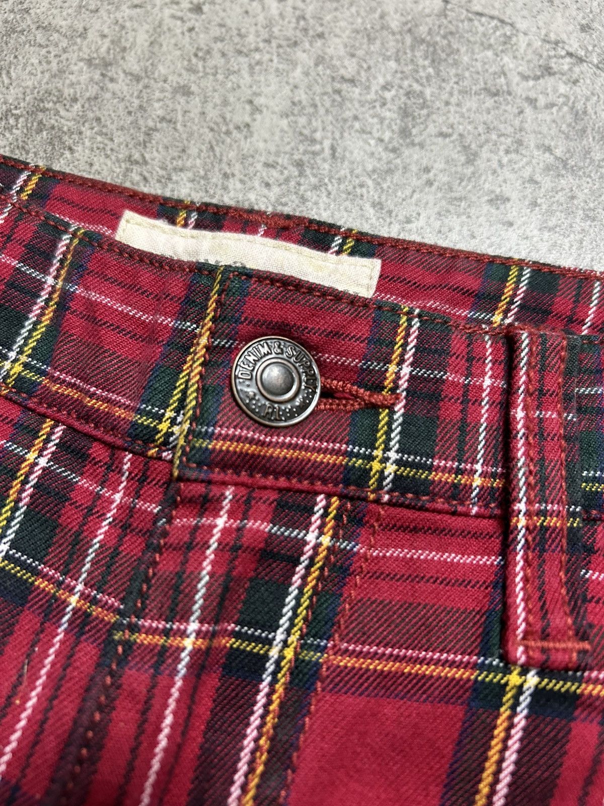 Denim & Supply Ralph Lauren Vintage Denim & Suplay Ralph Lauren Plaid Tartan Pants Size US 26 / EU 42 - 3 Thumbnail