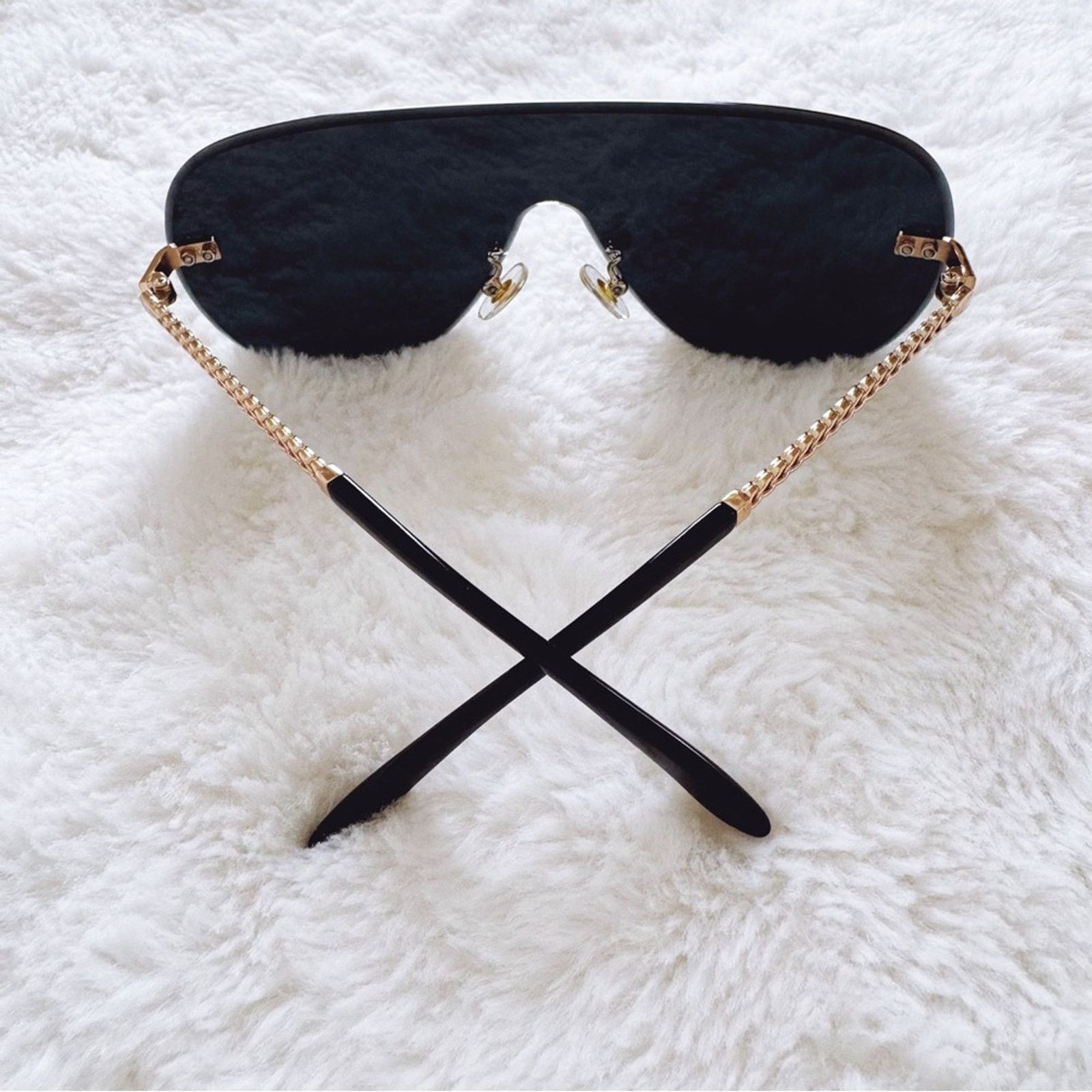 Other Jasmine Black Sleek Single-Lens Sunglasses Size ONE SIZE - 7 Thumbnail