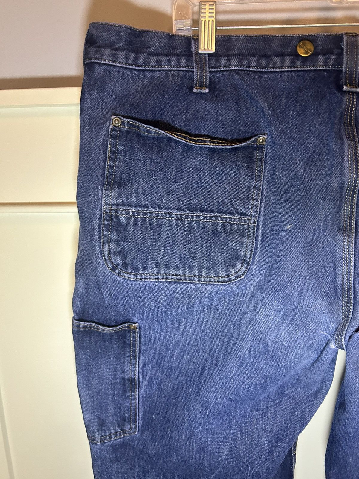 Carhartt × Vintage Carhartt Double Knee relaxed fit carpenter jeans Size US 42 / EU 58 - 11 Thumbnail