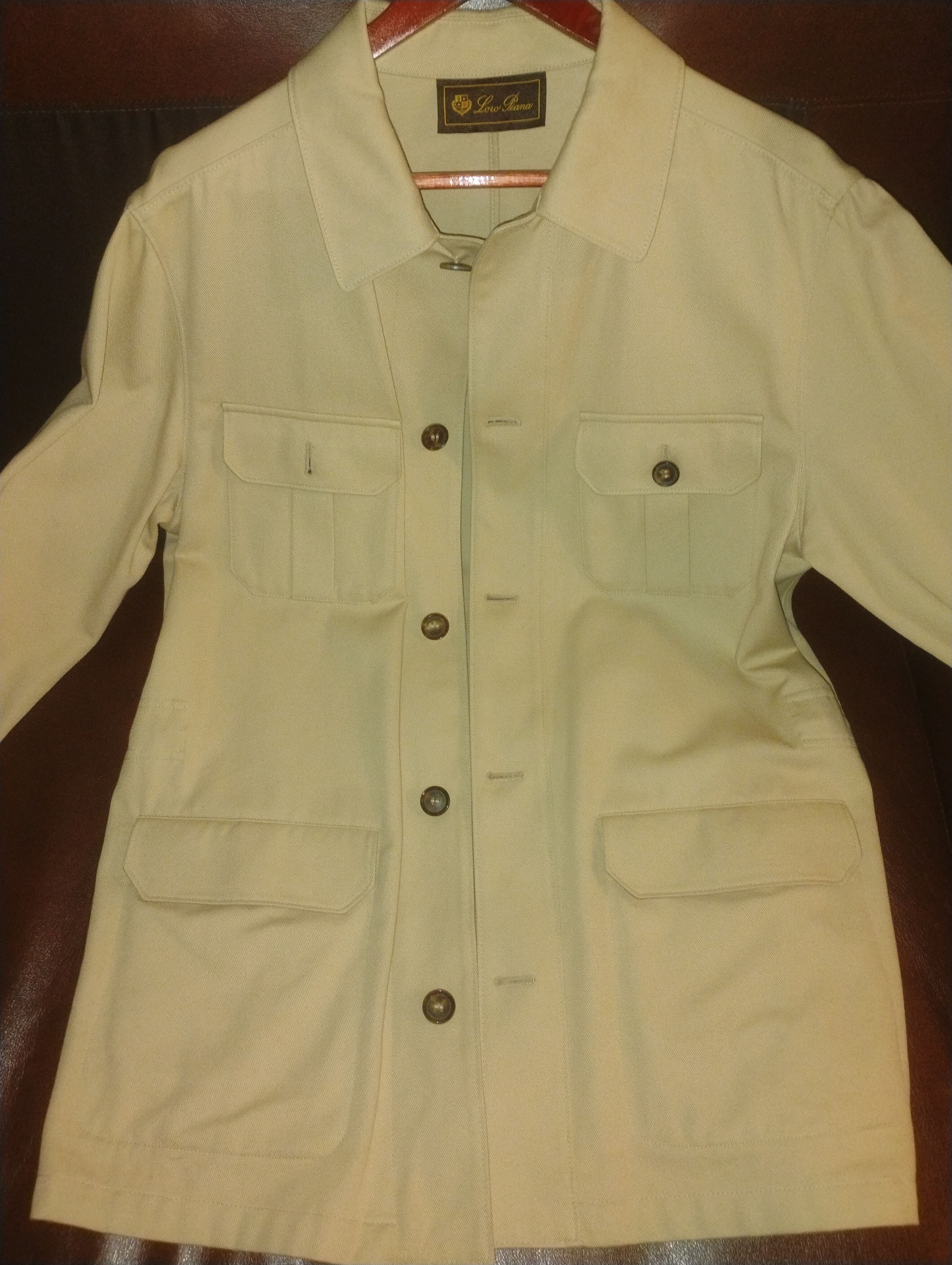Loro Piana Lori Piana Safari jacket 100% Cotton Size US XL / EU 56 / 4 - 1 Thumbnail