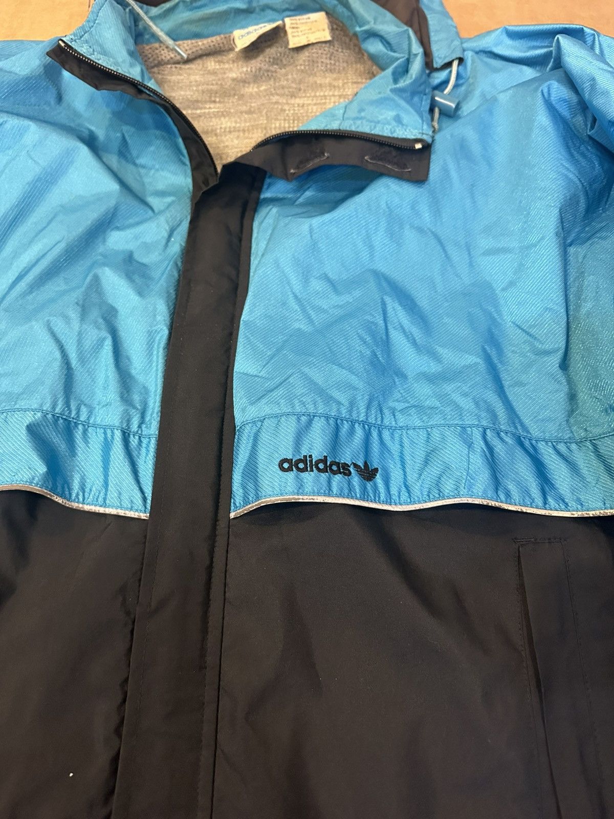 Adidas × Vintage Vintage Adidas windbreaker Size US L / EU 52-54 / 3 - 3 Thumbnail