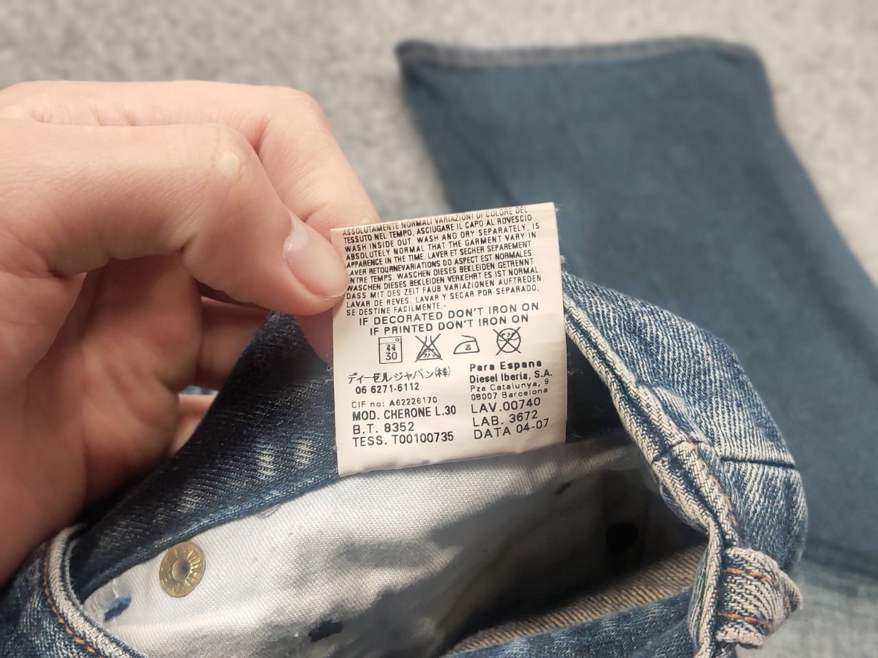 Diesel Vintage Diesel Belted low Rise jeans Flared bootcut Y2K Size 29" - 17 Thumbnail