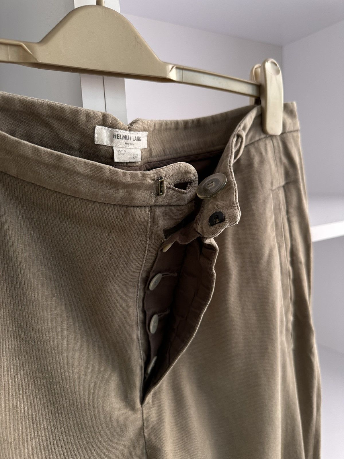Helmut Lang Vintage Helmut Lang Light Brown 2000s Pants Size US 32 / EU 48 - 5 Thumbnail