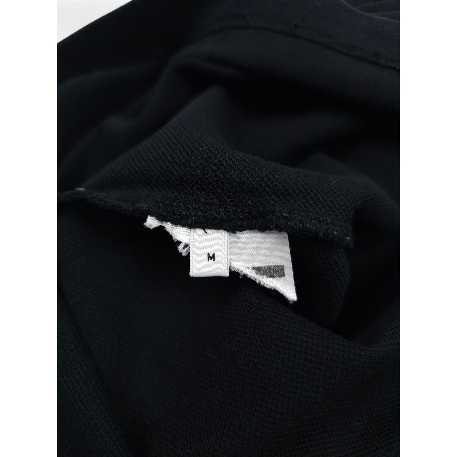 Alexander McQueen 💎 MCQ Black Classic Regular Small Logo Polo Shirt T-shirt Size US M / EU 48-50 / 2 - 7 Thumbnail