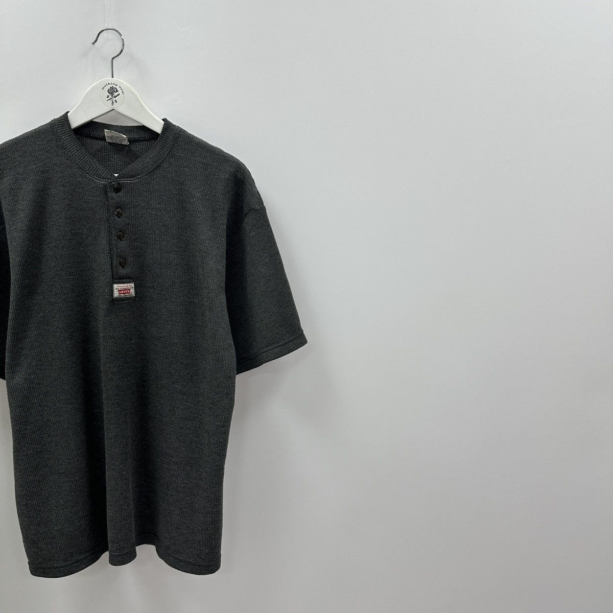 Levi's Vintage 90s Levis button up tee USA embroidered logo y2k 80s Size US L / EU 52-54 / 3 - 2 Thumbnail