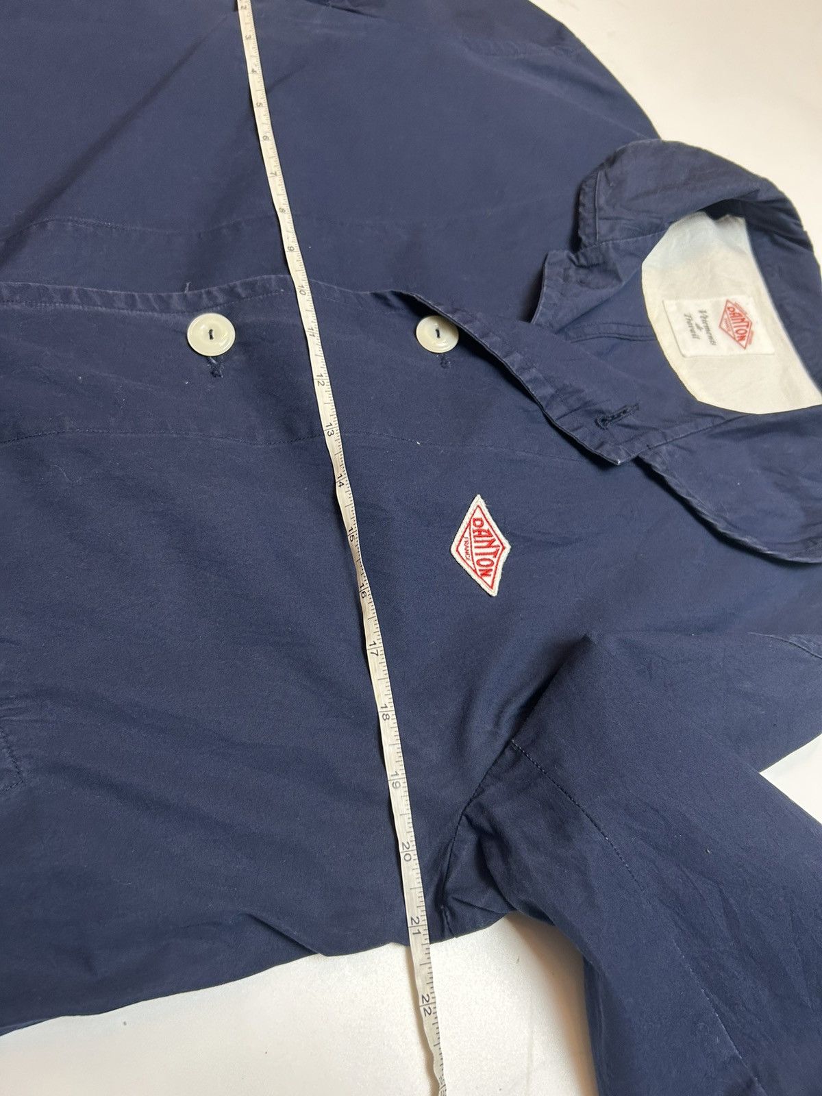 Danton × Japanese Brand DANTON VETEMENTS DE TRAVAIL BUTTON UP SHIRT Size M / US 6-8 / IT 42-44 - 5 Thumbnail
