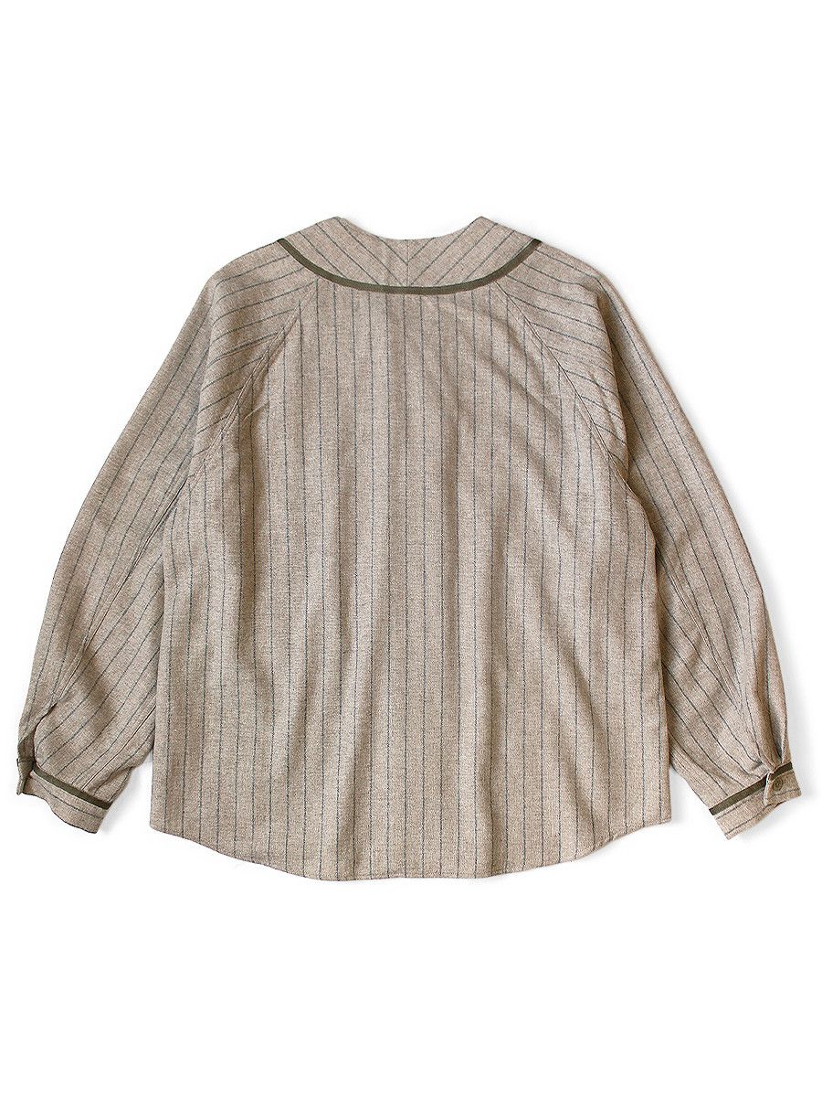 Kapital kapital Wool GREAT WOMEN Baseball Long Sleeve Shirt Size US M / EU 48-50 / 2 - 2 Thumbnail