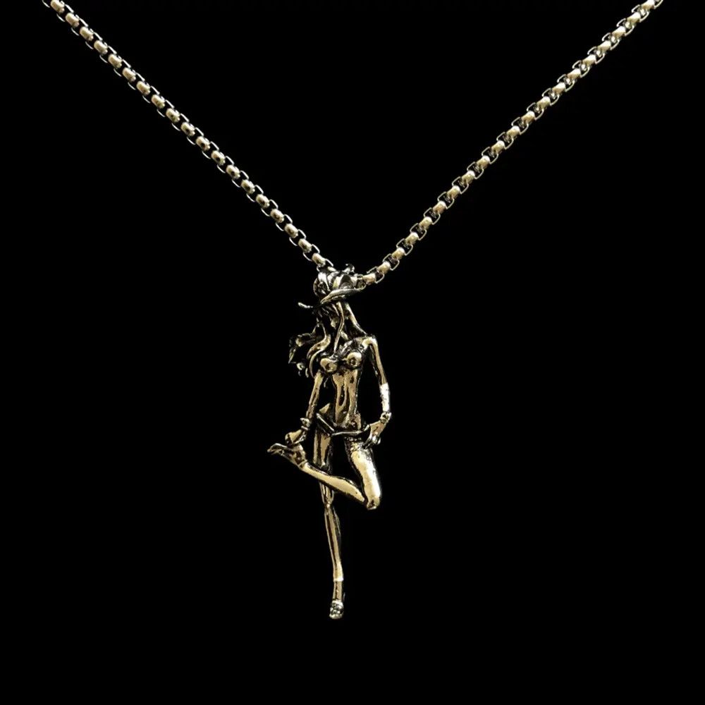 Jewelry Punk Necklace Gothic Chain Size ONE SIZE - 3 Thumbnail