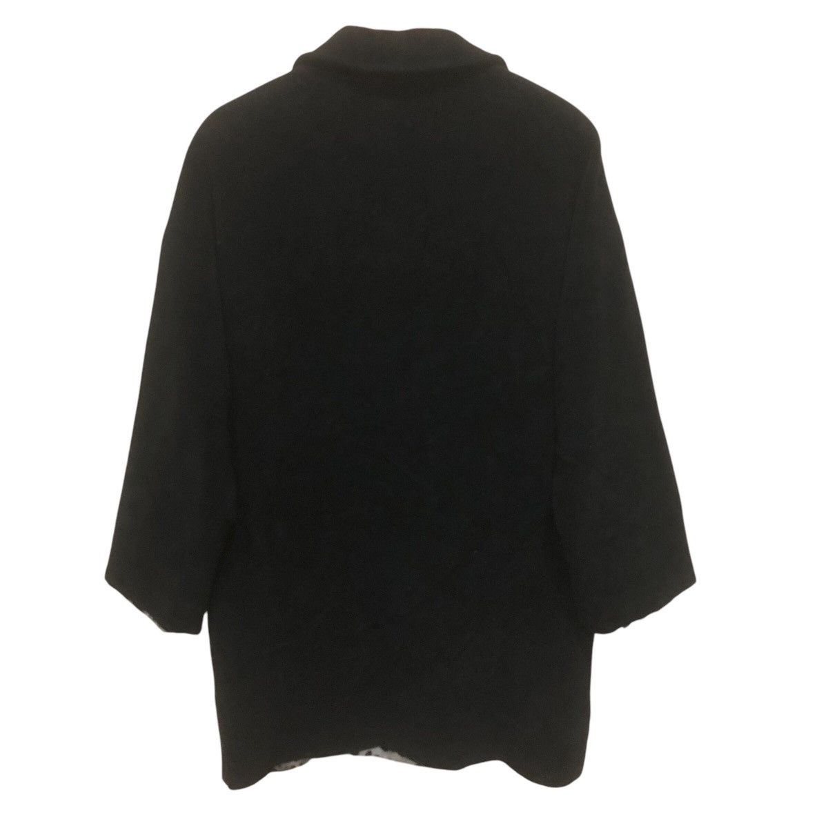 Versace 2001 lana Wool Cloaked Coat Black Jacket Size L / US 10 / IT 46 - 15 Thumbnail