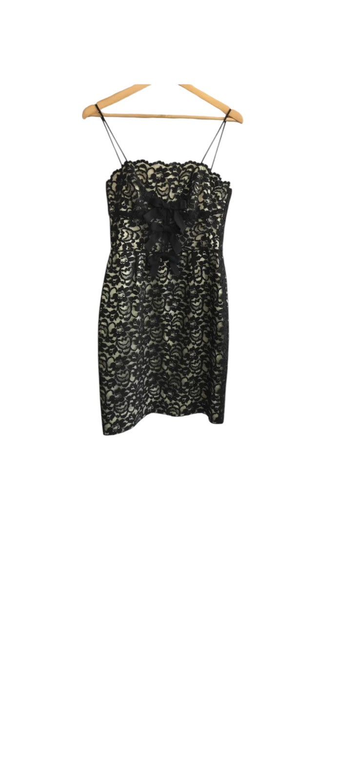 1990/ 2000 MOSCHINO Cheap and Chic black lace coctail dress