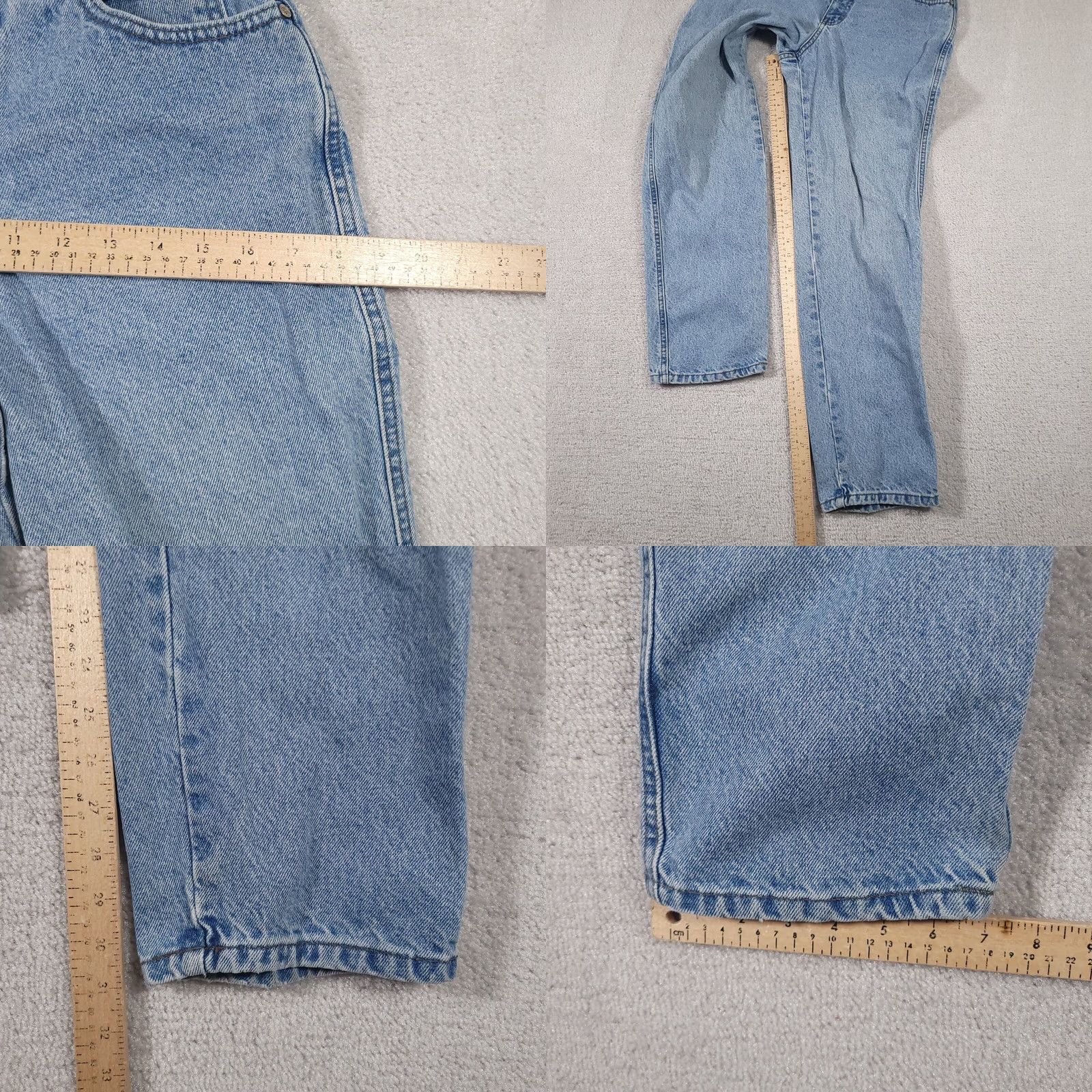 Harley Davidson VINTAGE Harley-Davidson Jeans Women's 6 High Rise Denim Straight Leg 5-Pocket Made In USA Blue Cotton 100% Mens? Size 28" / US 6 / IT 42 - 8 Thumbnail