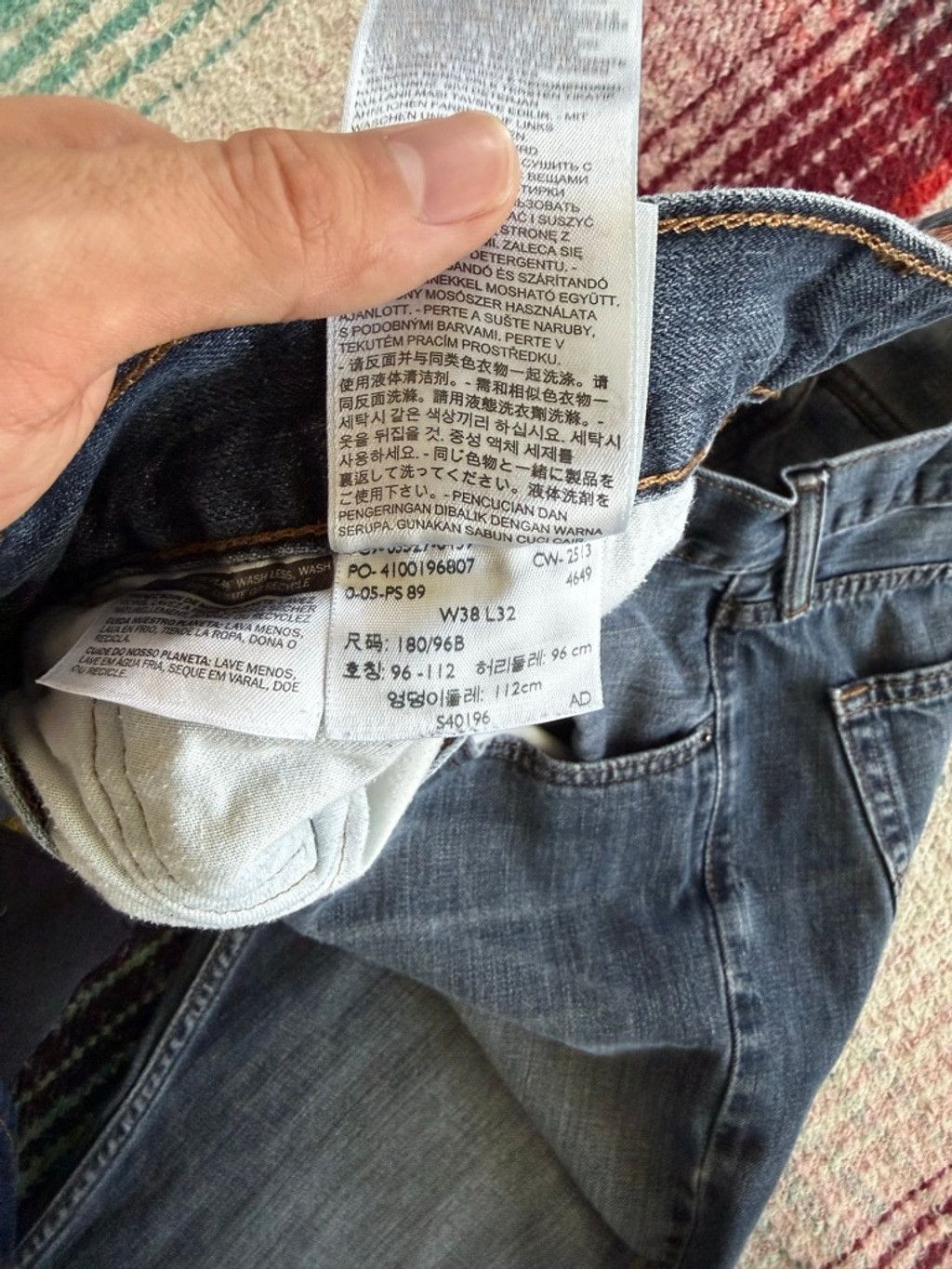 Levi's × Vintage Distressed Levi's 527 Bootcut Jeans Waist 37x31 Size US 37 - 6 Thumbnail