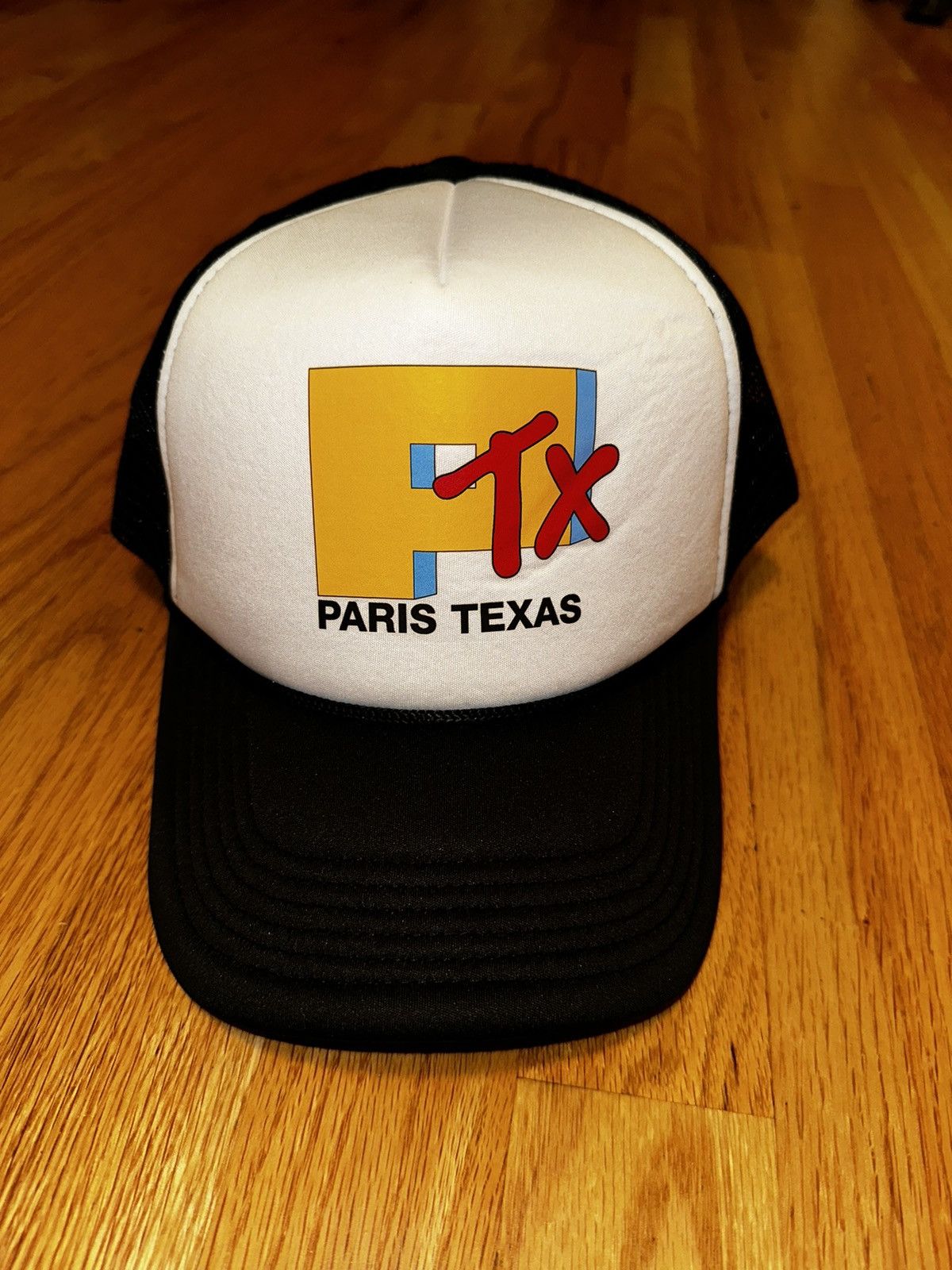 Band Tees Paris Texas Logo MTV Spin SnapBack Hat Size ONE SIZE - 2 Thumbnail