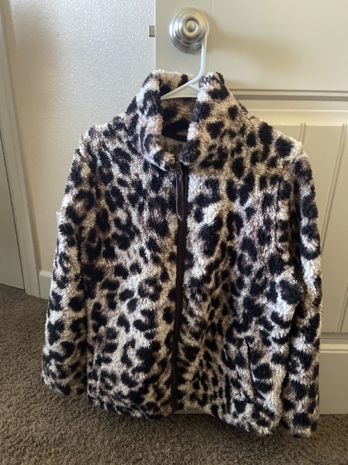 Japanese Brand × Vintage Cheetah print sherpa Size XL / US 12-14 / IT 48-50 - 1 Thumbnail