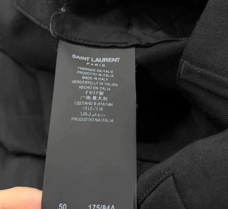 Yves Saint Laurent Yves Saint Laurent YSL Black Wool Blend Casual Shorts Size Size US 44 / EU 60 - 3 Thumbnail