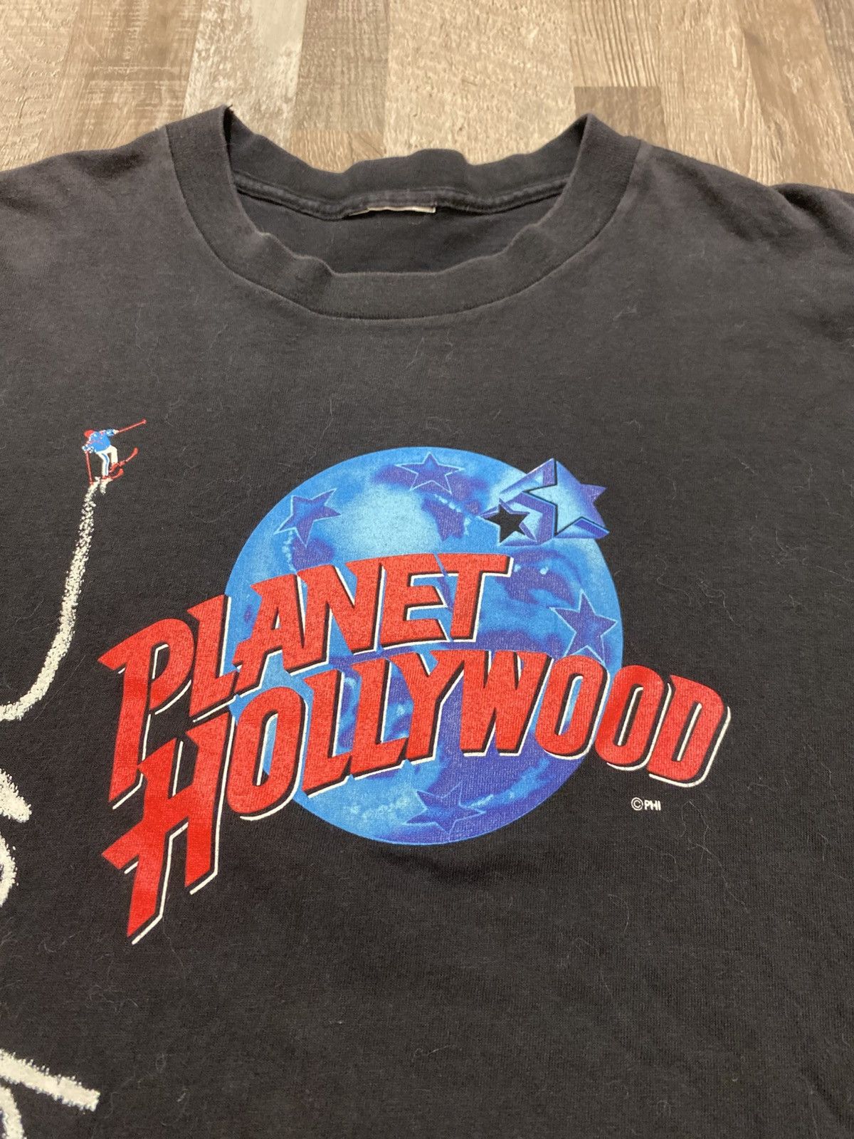 Planet Hollywood Vintage 90’s Planet Hollywood Aspen Single Stitch T shirt Size US L / EU 52-54 / 3 - 3 Thumbnail