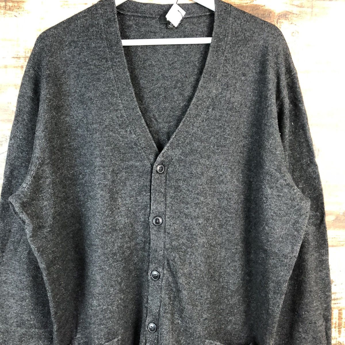 Uniqlo Uniqlo japan vintage Black Cardigan Knitwear #A2506 Size US XL / EU 56 / 4 - 5 Thumbnail