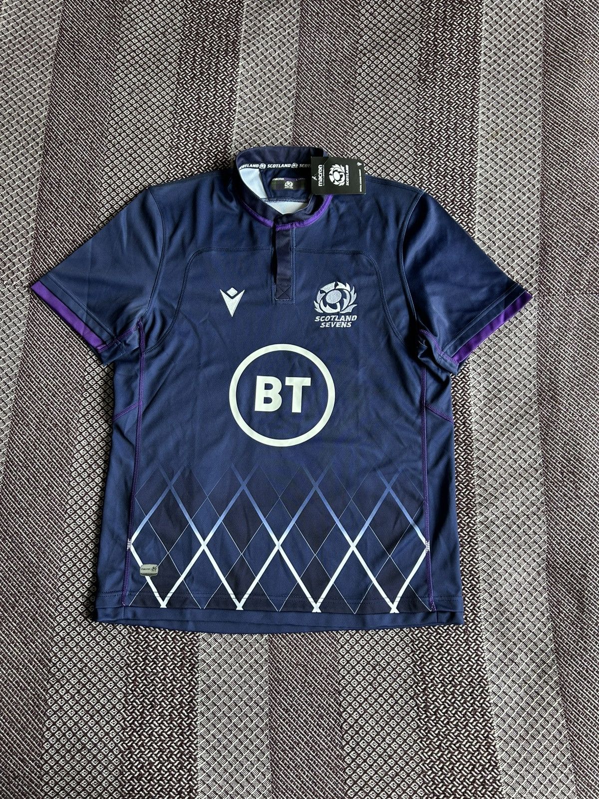 Macron × Rugby Ralph Lauren Scotland Rugby Jersey Shirt Home Macron New Item L Size Size US L / EU 52-54 / 3 - 1 Thumbnail