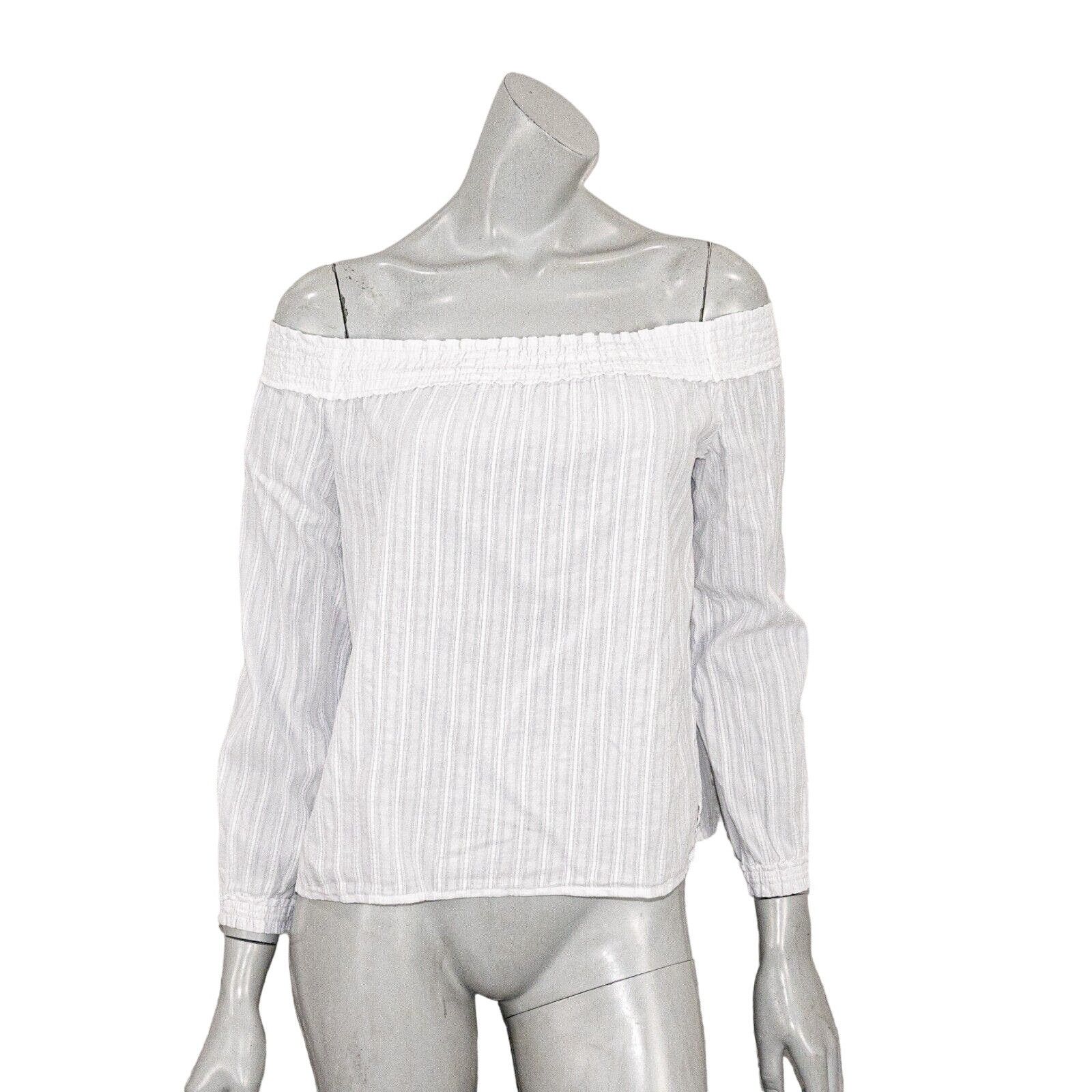 Rag & Bone Rag & Bone off shoulder Blouse in white cotton size Small Size S / US 4 / IT 40 - 2 Thumbnail