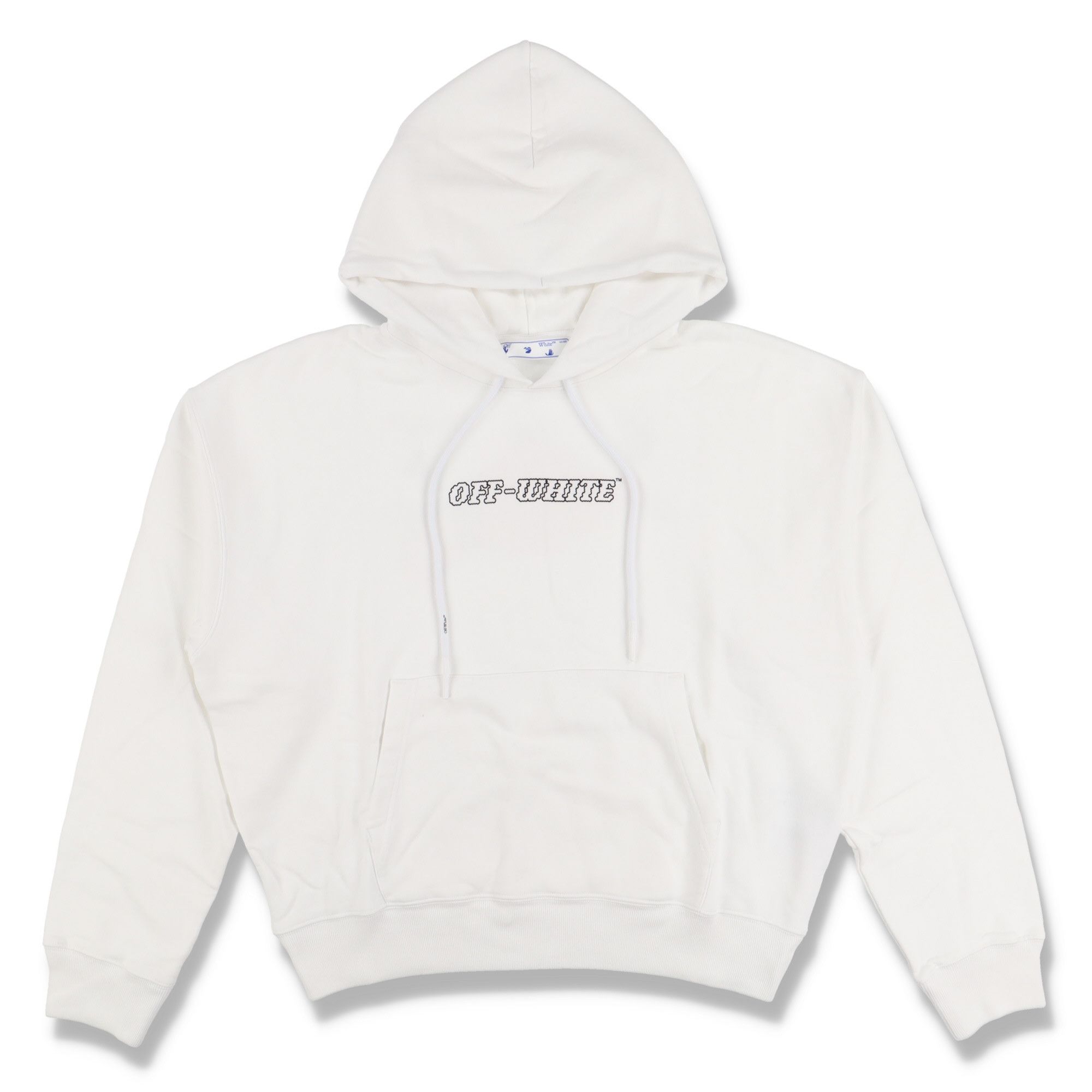 Off-White White Pascal Hand Gun Logo Oversized Hoodie Size US M / EU 48-50 / 2 - 6 Thumbnail