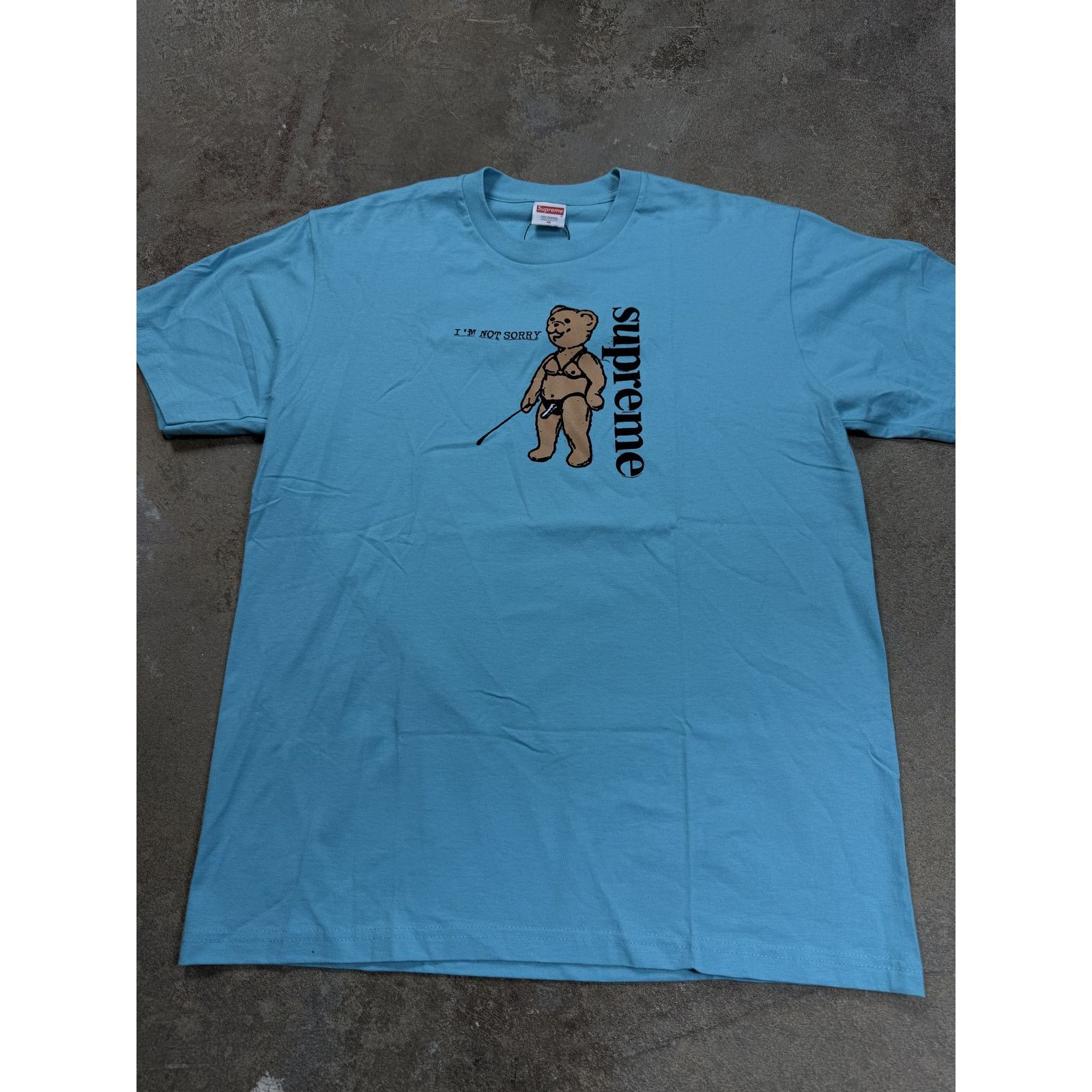 Supreme Bear Tee Lサイズ Powder Blue Supreme Bear Tee (SS25) Powder Blue Men's - SS25 - US