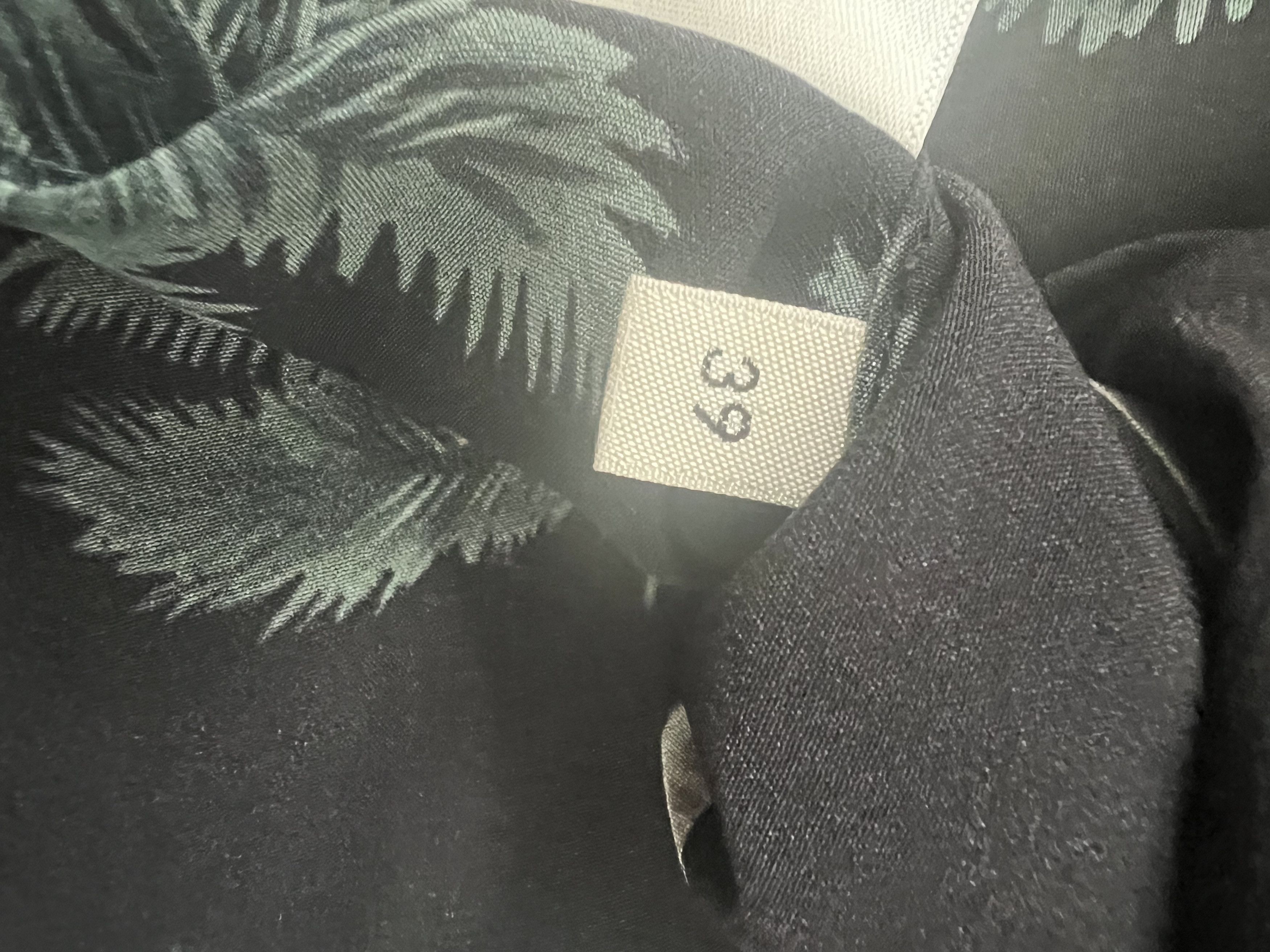 Celine Runway SS22 silk no viscosa palm shirt Size US M / EU 48-50 / 2 - 12 Thumbnail