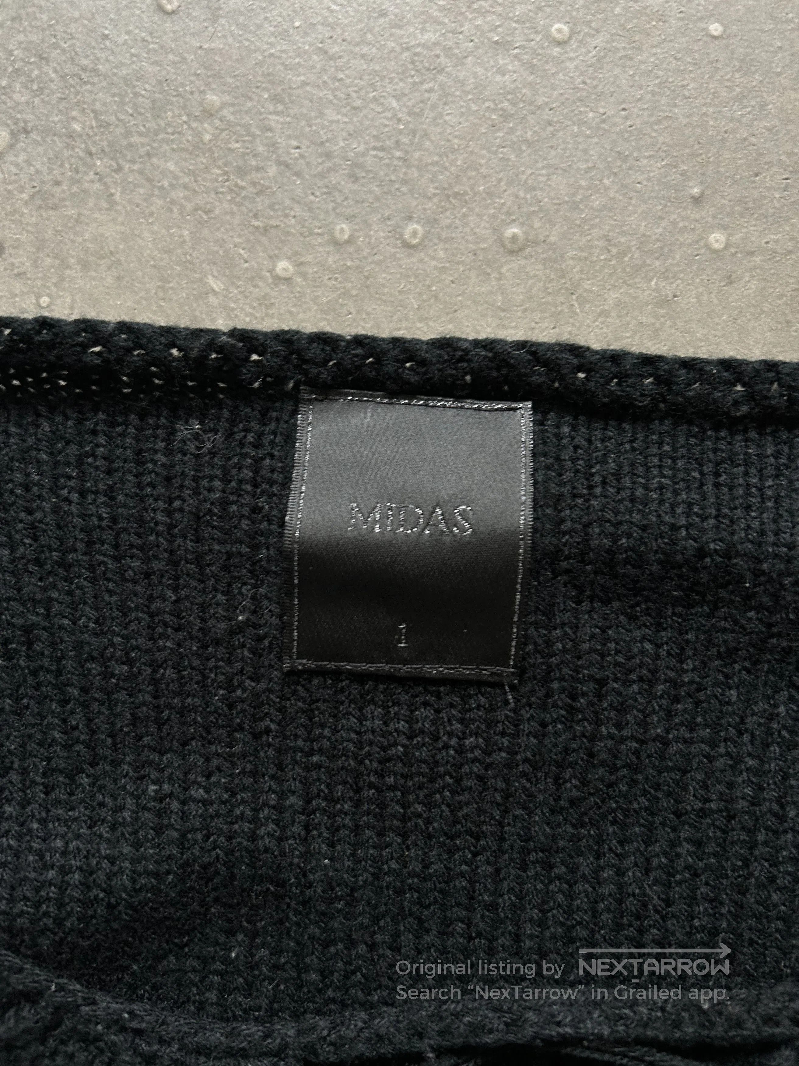 Other MIDAS 90s Distressed Knit Top. Size US S / EU 44-46 / 1 - 9 Thumbnail