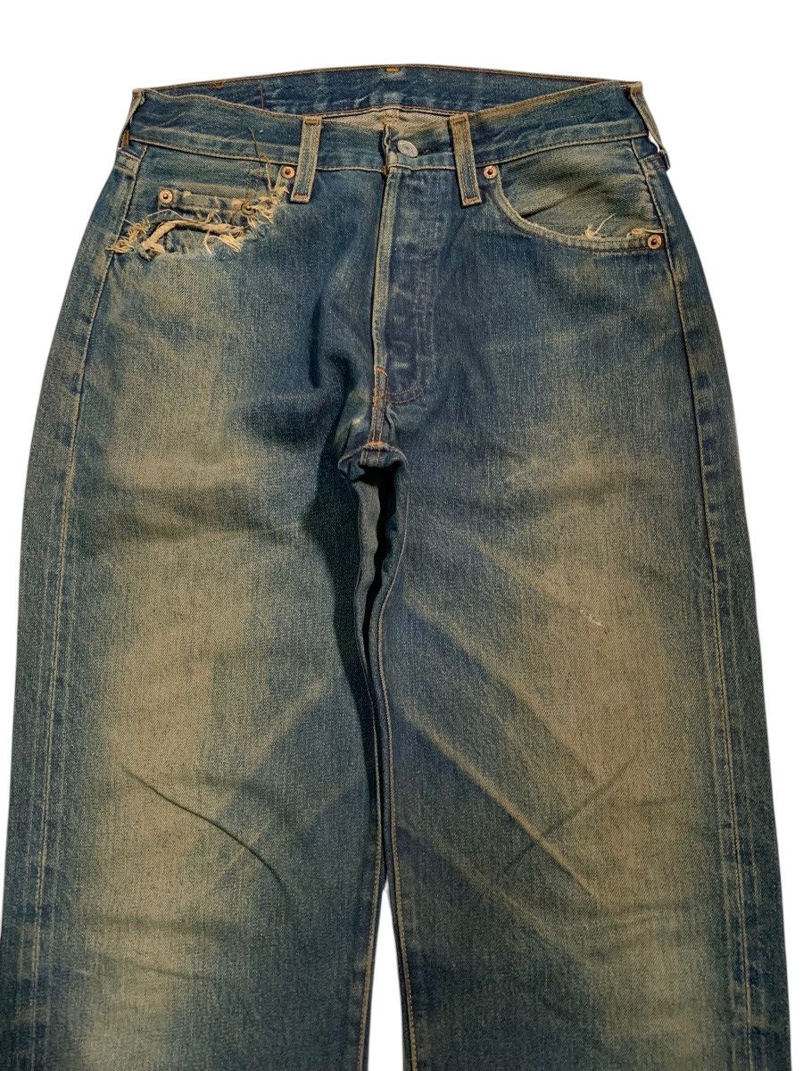 Levi's VINTAGE LEVIS 501 BIG E SELVEDGE MUDWASH & RUSTY DISTRESSED Size US 29 - 6 Thumbnail