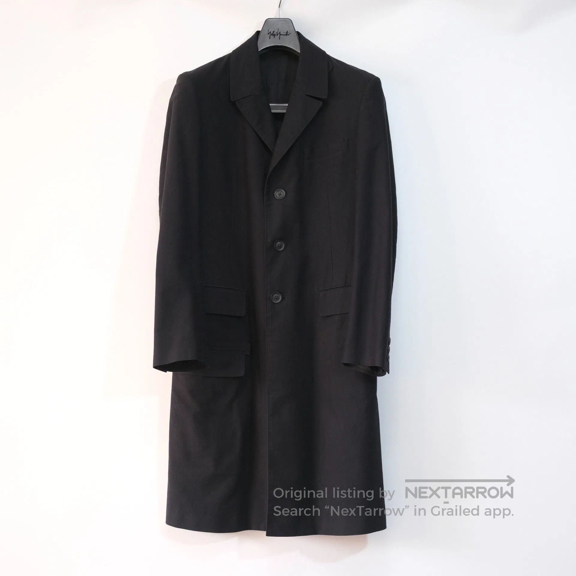 Yohji Yamamoto YOHJI YAMAMOTO Black Doctor Jacket. Size US S / EU 44-46 / 1 - 1 Thumbnail