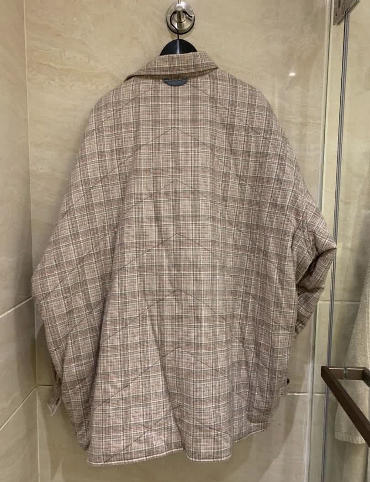 Acne Studios ACNE STUDIOS PADDED CHECKERED SHIRT JACKET Size US M / EU 48-50 / 2 - 4 Thumbnail