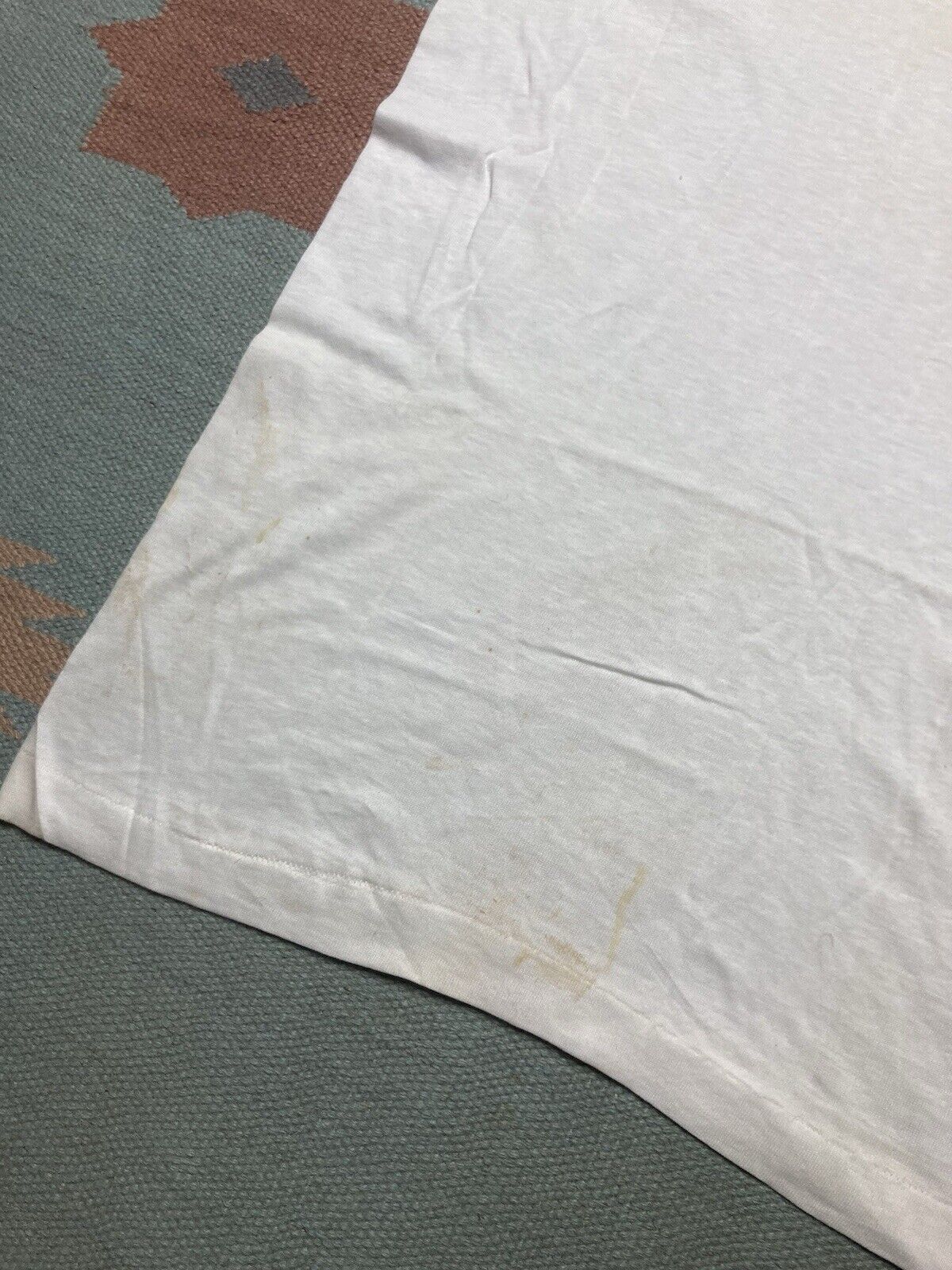 Vintage Vtg 1950s blank white t shirt soft cotton Johnstown medium Size US M / EU 48-50 / 2 - 8 Thumbnail