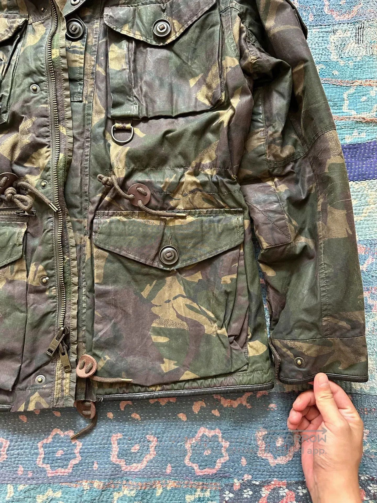 RRL Ralph Lauren Polo Ralph Lauren RRL Waxed Camo Jacket. Size US M / EU 48-50 / 2 - 7 Thumbnail