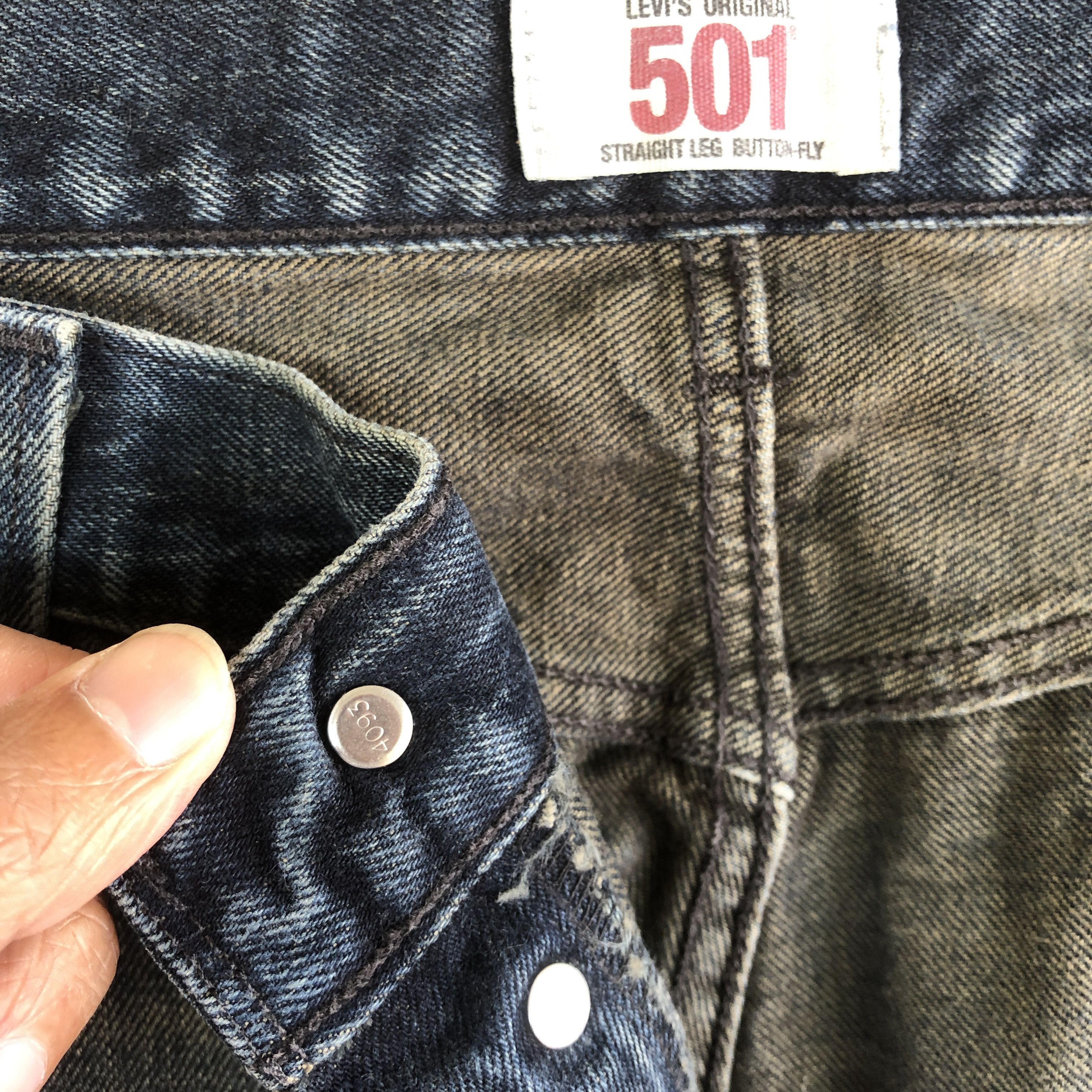Levi's Vintage Y2K Levis 501 Stonewash Jeans Levi's Faded Denim Size US 38 / EU 54 - 7 Thumbnail