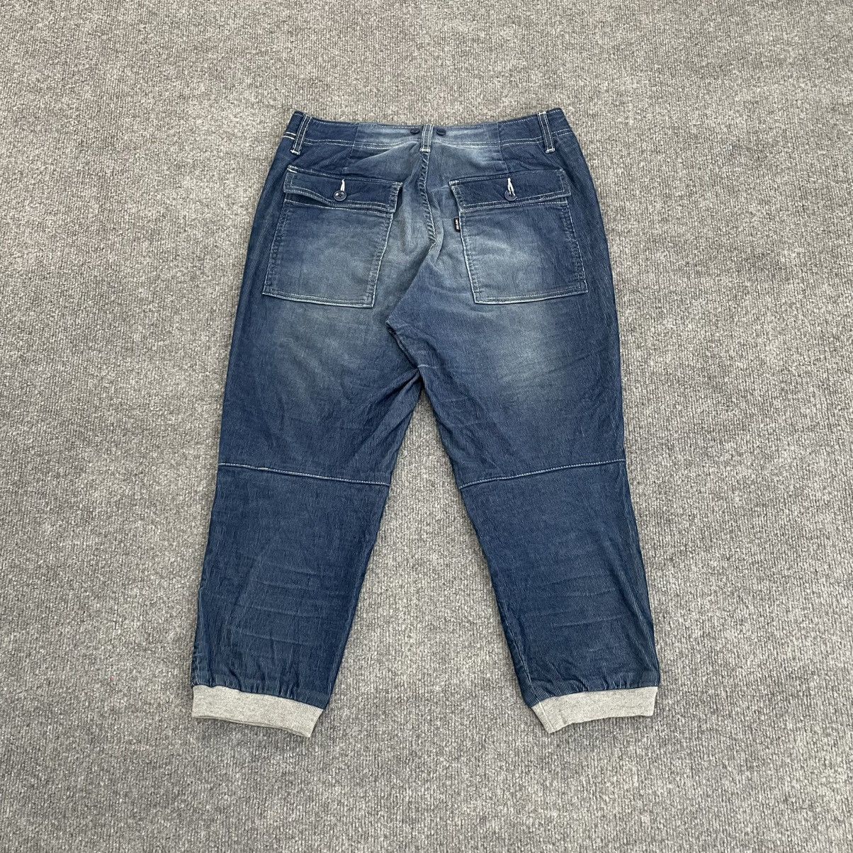 Issey Miyake Ne-net Pants Indigo Blue Zip Pocket Streetwear Size US 32 / EU 48 - 7 Thumbnail