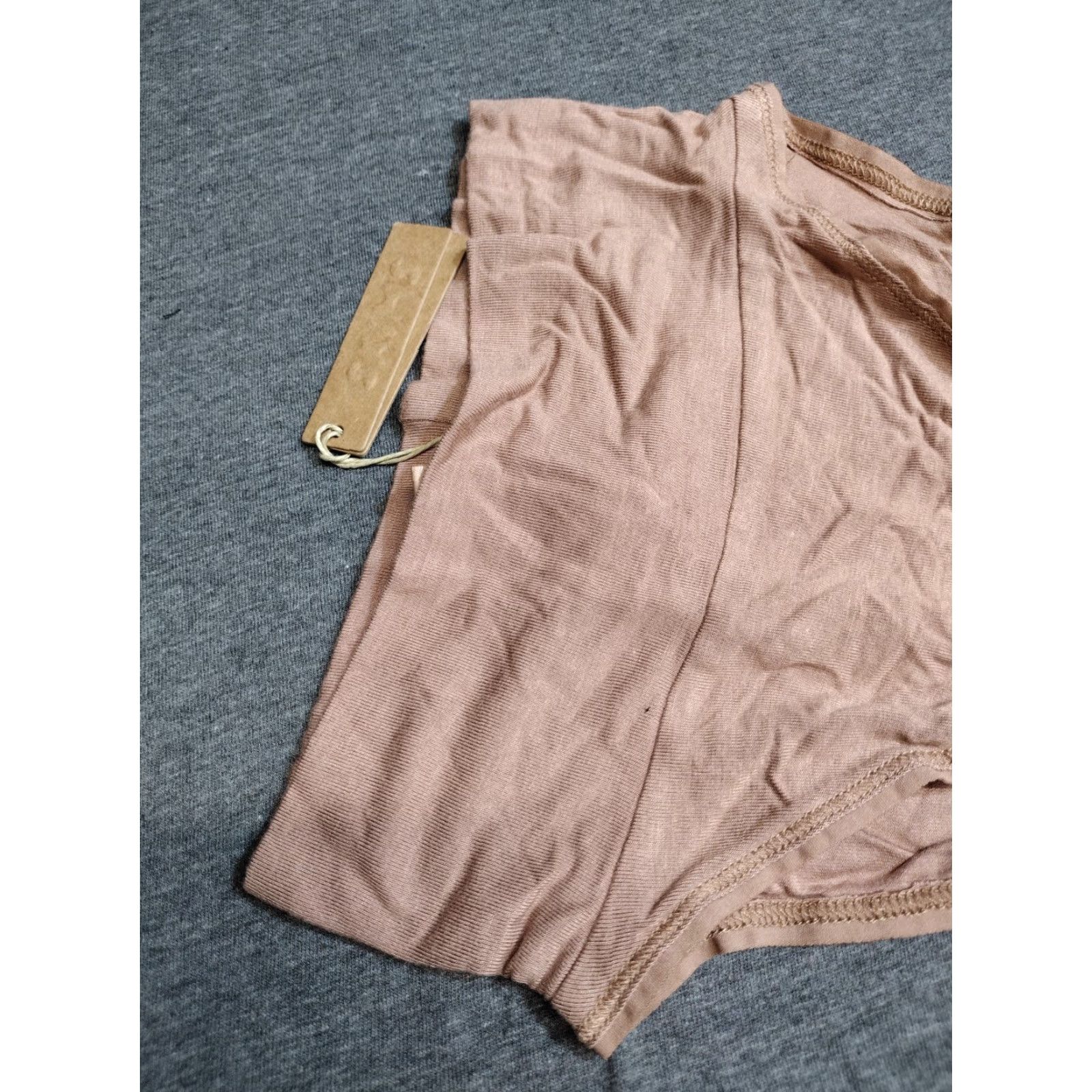 SKIMS SKIMS Sleep Brief Panties Women XS Sienna PN-BRF-0213 Color Solid Breathable, Lightweight High Rise Waistline Panties Womens XS Size 26" / US 2 / IT 38 - 3 Thumbnail