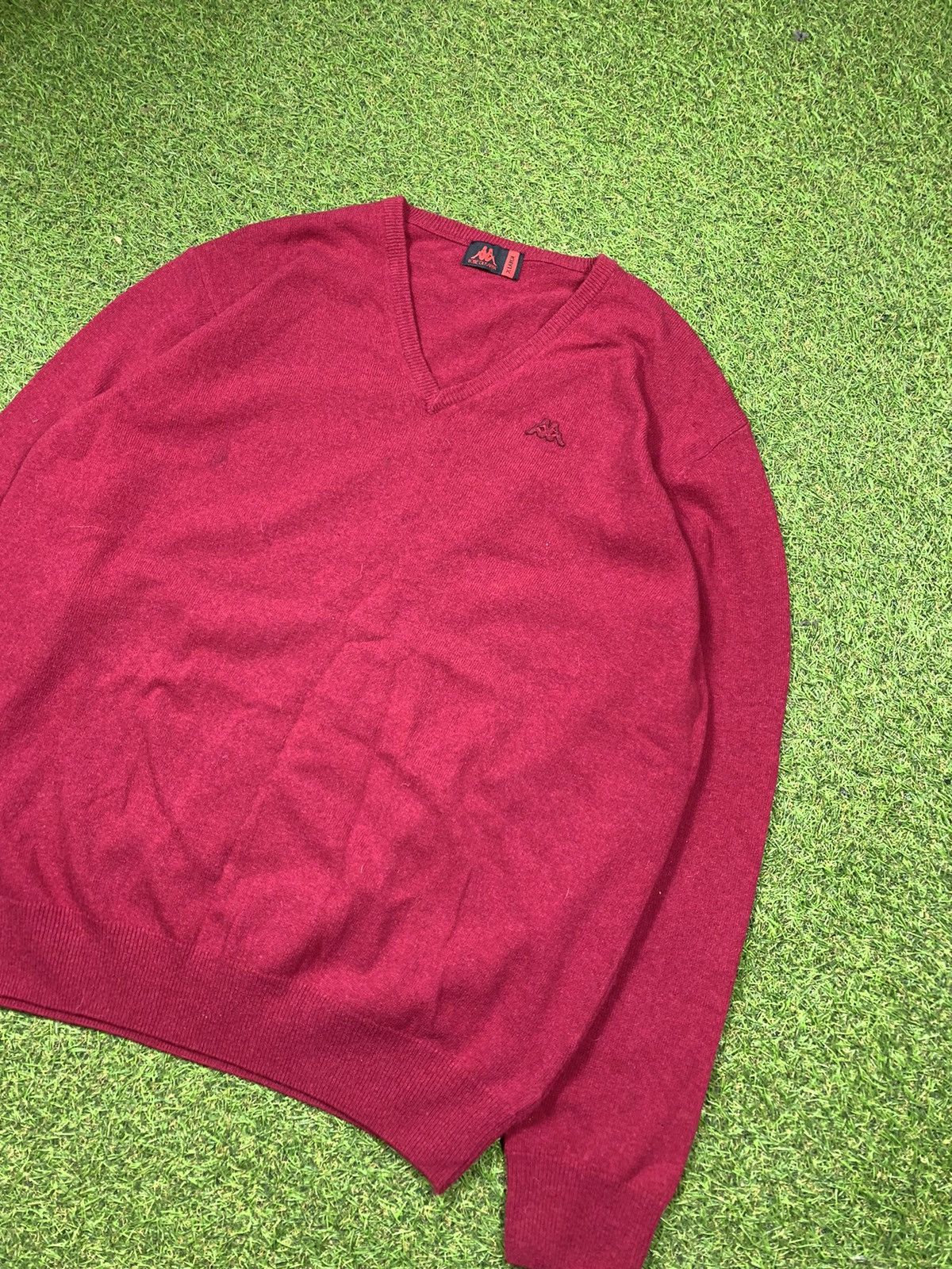 Kappa Vintage Y2K Kappa sweater v-neck casual style size XL Size US XL / EU 56 / 4 - 2 Thumbnail