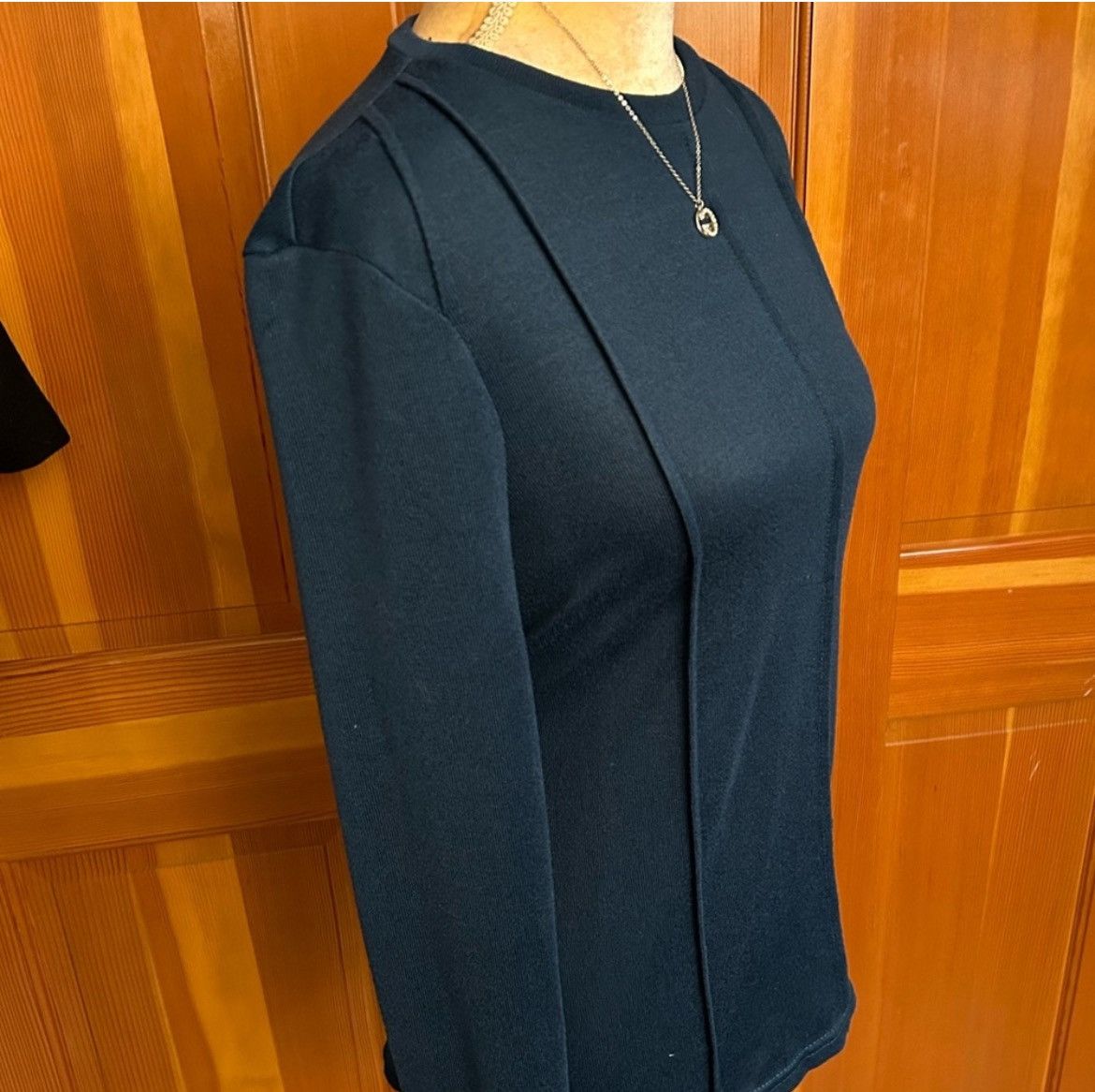 Designer × Other NWT, Lavishly Paris Women’s Teal Crewneck Size M / US 6-8 / IT 42-44 - 9 Thumbnail