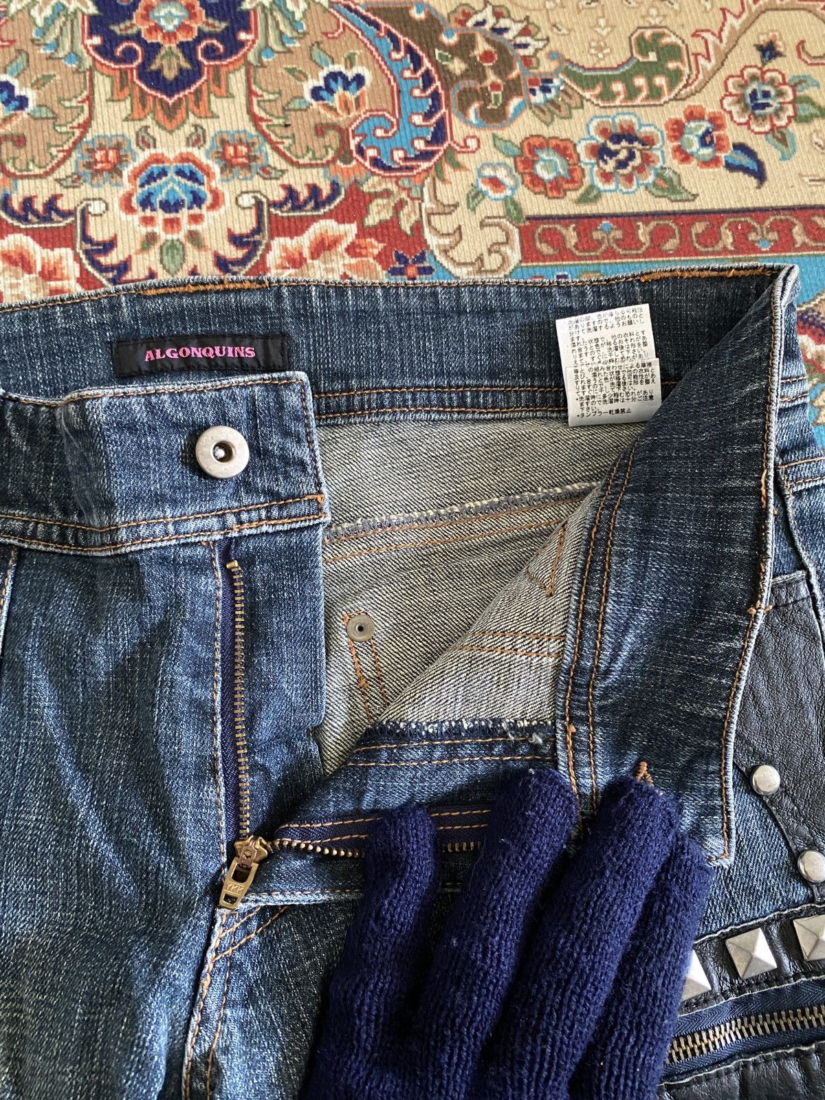 Japanese Brand × Seditionaries Japanese Brand Algonquins Multipocket Studded Punk Denim Size US 32 / EU 48 - 12 Thumbnail
