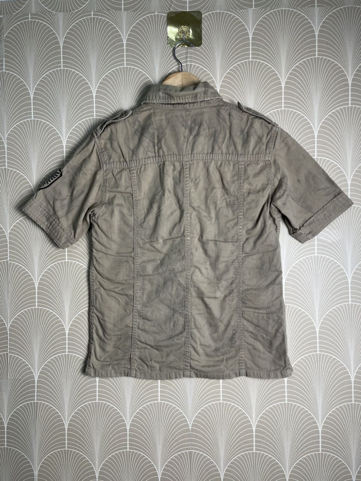 Hysteric Glamour 90s HYSTERIC GLAMOUR MILITARY BUTTON UP SHIRT Size US S / EU 44-46 / 1 - 2 Thumbnail