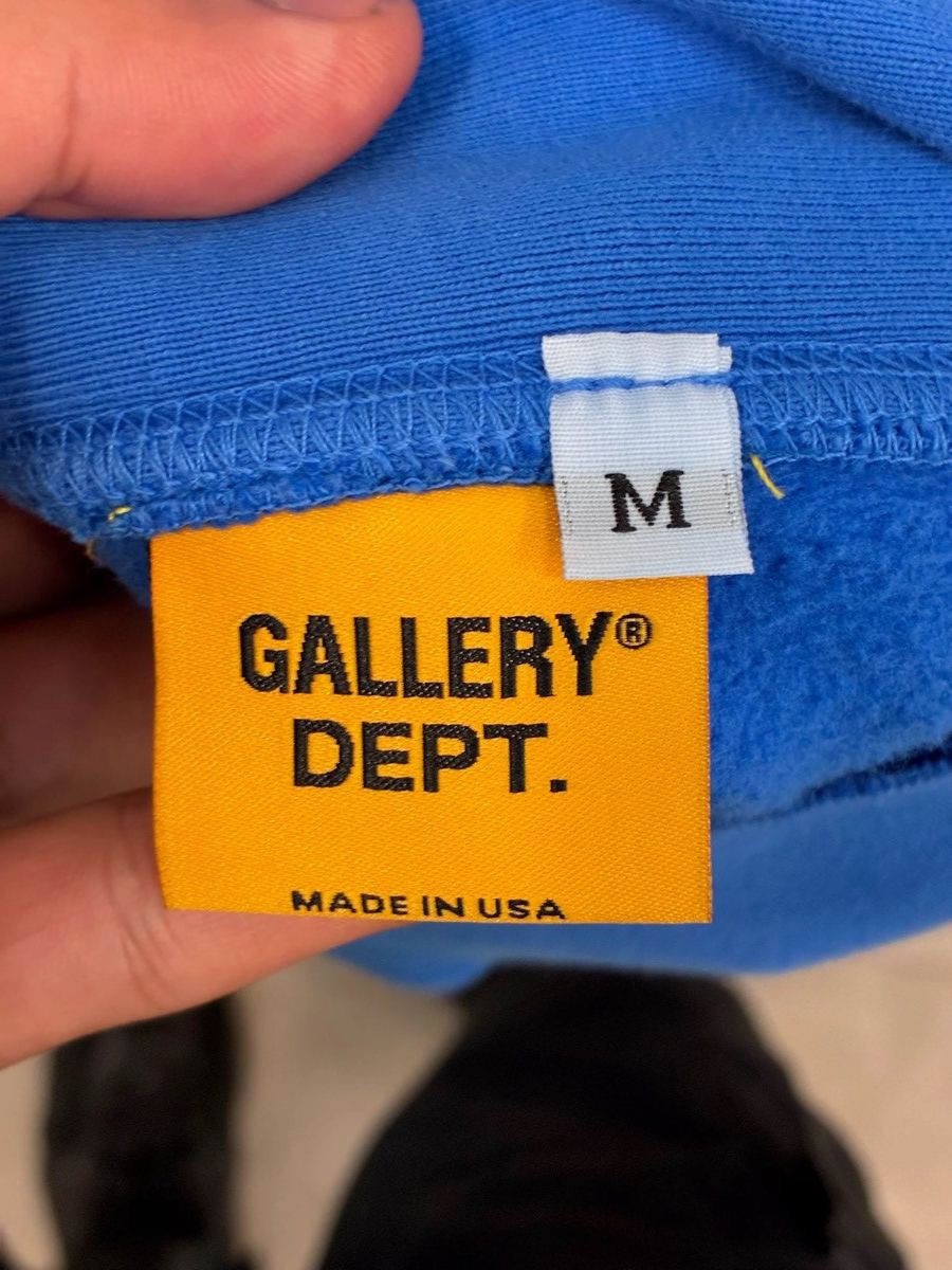 Gallery Dept. GALLERY DEPT BOXING HOODIE ROYAL BLUE Size US M / EU 48-50 / 2 - 7 Thumbnail