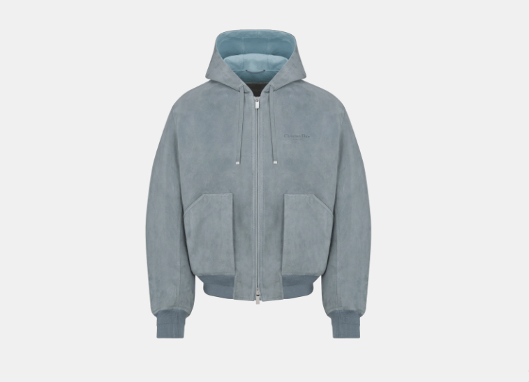 o1w1db10525 493L41 Hooded Blouson Jacket in Blue