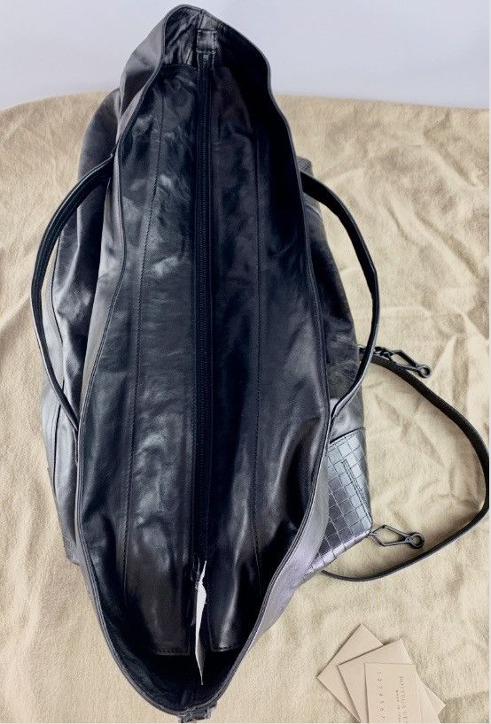 Bottega Veneta BV 🇮🇹 x Tomas Maier black calf panel stitch holdall bag NEW Size ONE SIZE - 13 Thumbnail