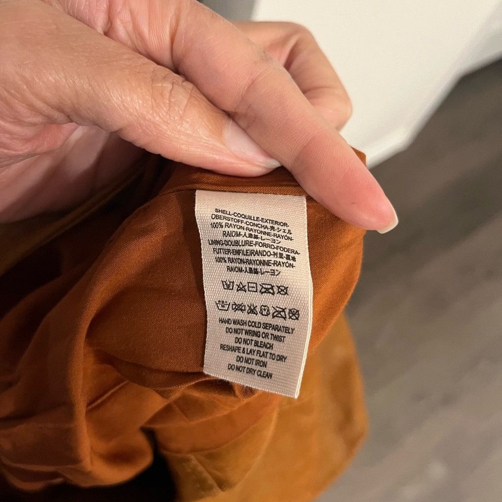 Free People Camel Color Free People Mini Skirt Size 30" / US 8 / IT 44 - 6 Thumbnail