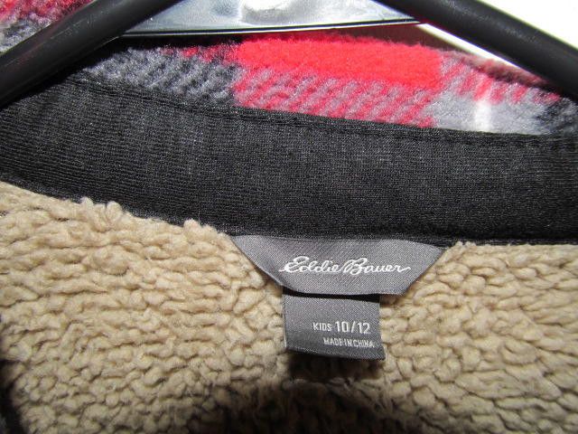 Designer Men's Sherpa-Lined Red Plaid Flannel Shirt Jacket Size US XXS / EU 40 - 2 Thumbnail