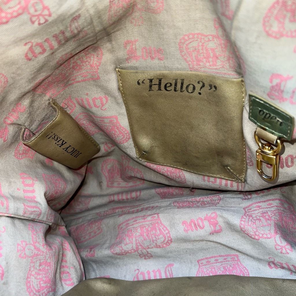 Juicy Couture Juicy Couture Vintage Genuine Leather Cage Strapped Large Shoulder Bag SEE PHOTOS AND DESCRIPTION Size ONE SIZE - 14 Thumbnail