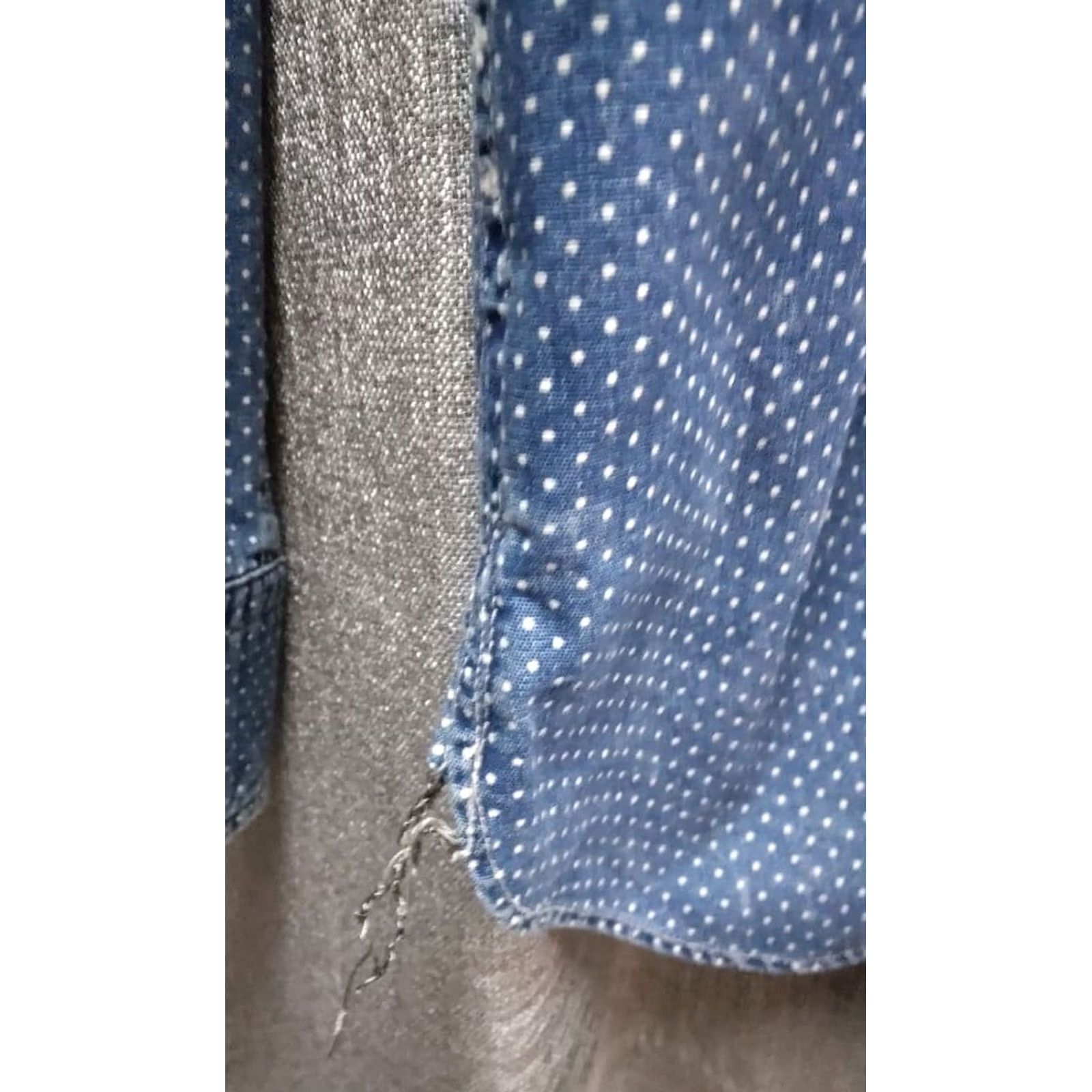 Ralph Lauren RRL Ralph Lauren Indigo Polka Dot Long Sleeve Casual Shirt Size M Blue Men's Size US M / EU 48-50 / 2 - 5 Thumbnail