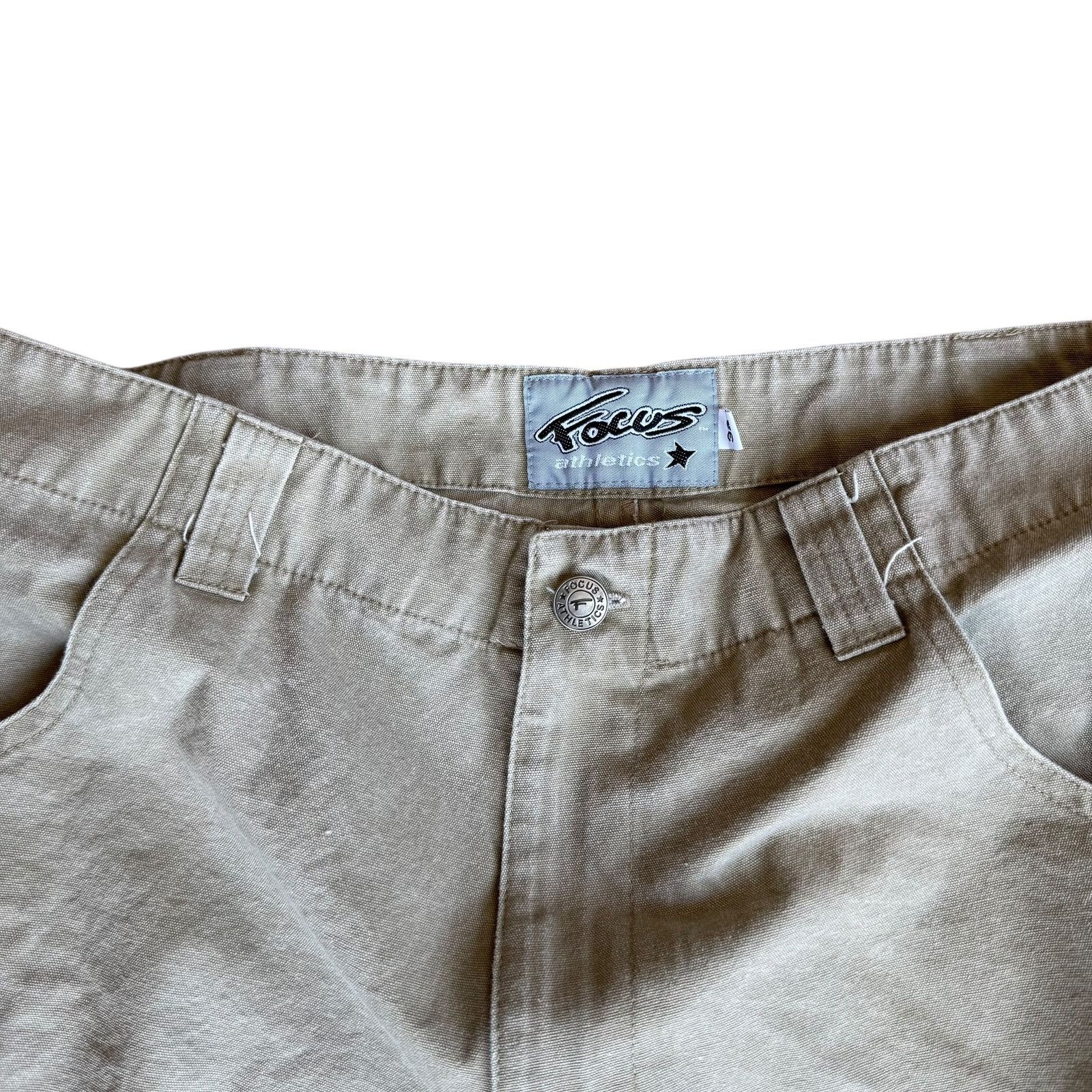 Vintage Vintage 90s Focus Cargo Shorts Mesh Pocket Mens 32 Size US 32 / EU 48 - 3 Thumbnail