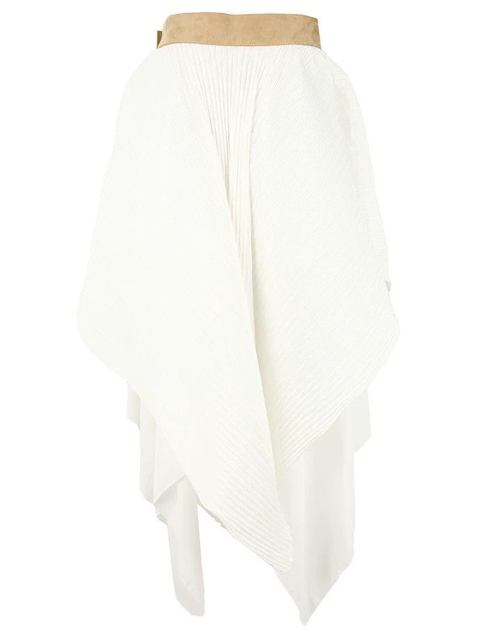 Loewe LOEWE A asymmetrical pleated skirt Size 24" / US 00 / IT 34 - 3 Thumbnail