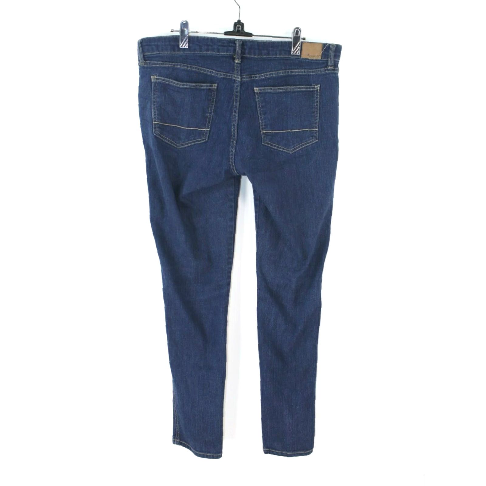 Forever 21 Forever 21 Denim Jeans Woman Mid Rise Straight Leg 30 Regular Dark Blue 31 Inseam Mens Womens Girls? Size 30" / US 8 / IT 44 - 2 Thumbnail