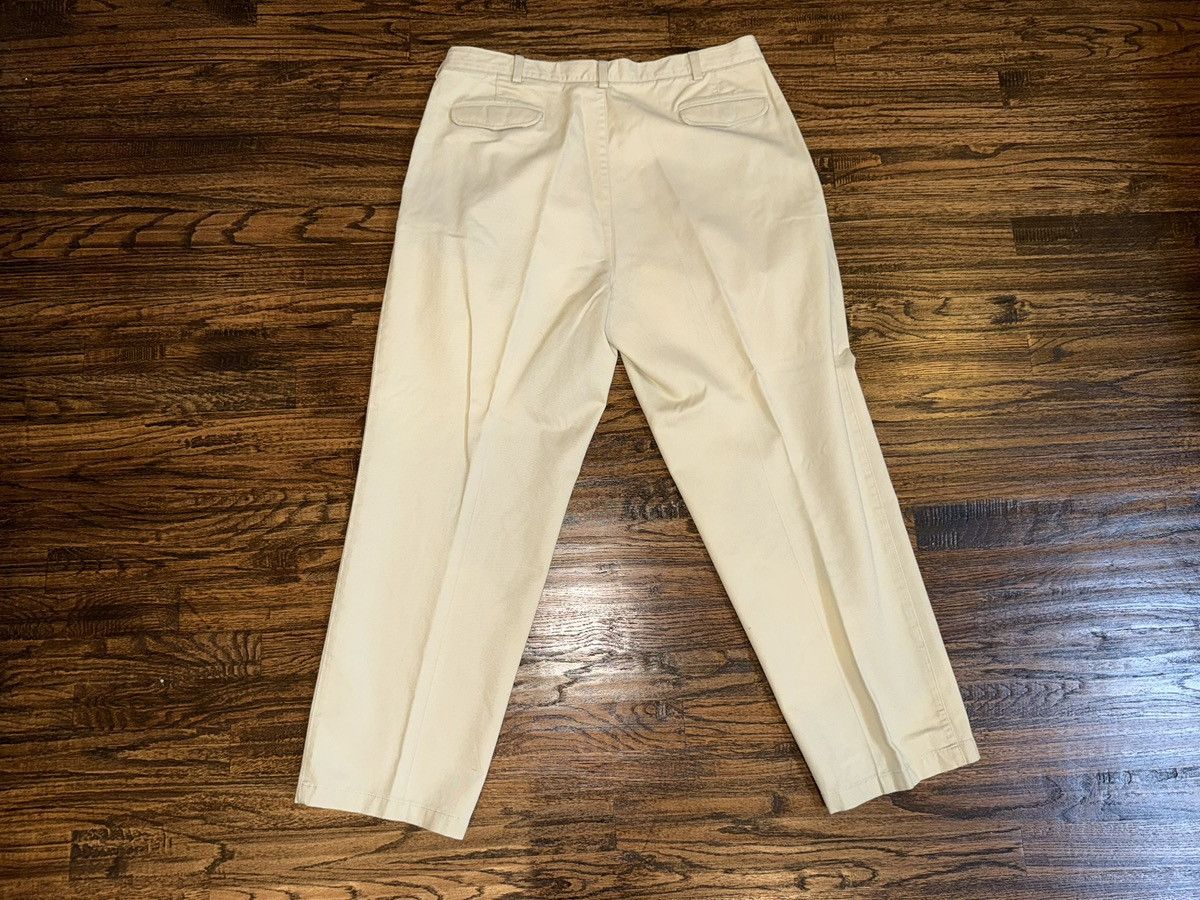 Roundtree & Yorke Roundtree & Yorke Vintage Pleated Khaki Dress Pant 38x30 Size US 38 / EU 54 - 4 Thumbnail